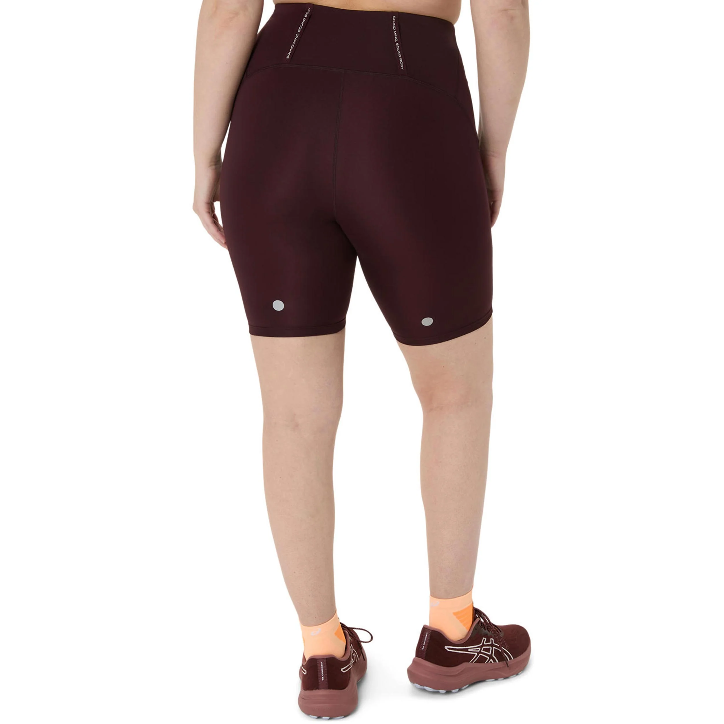 Road High Waist 8In Lauftight Damen - dunkelrot - Image 3