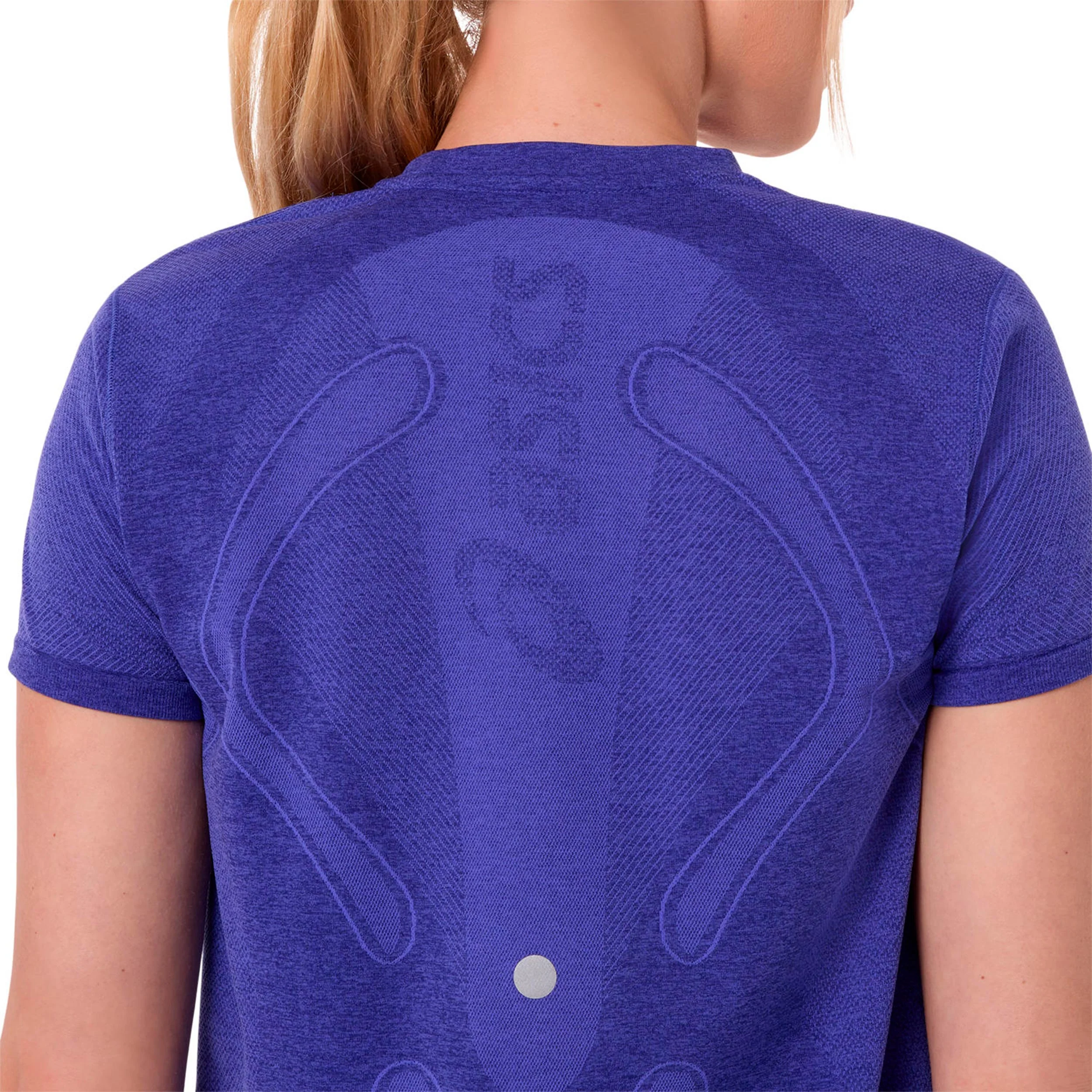 Road Seamless Laufshirt Damen - blau, lila - Image 4