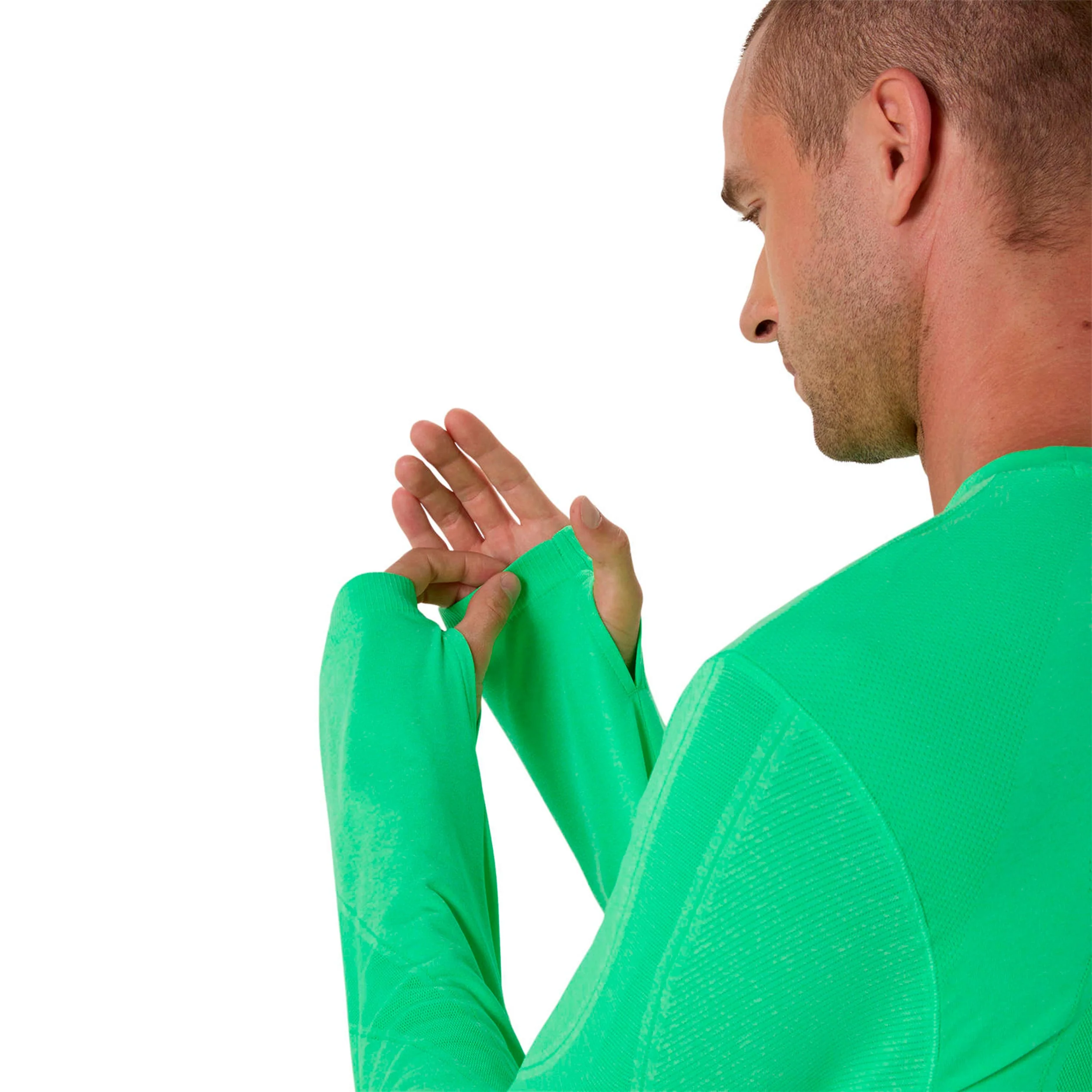 Road Seamless Laufshirt Herren - grün, grün - Image 5