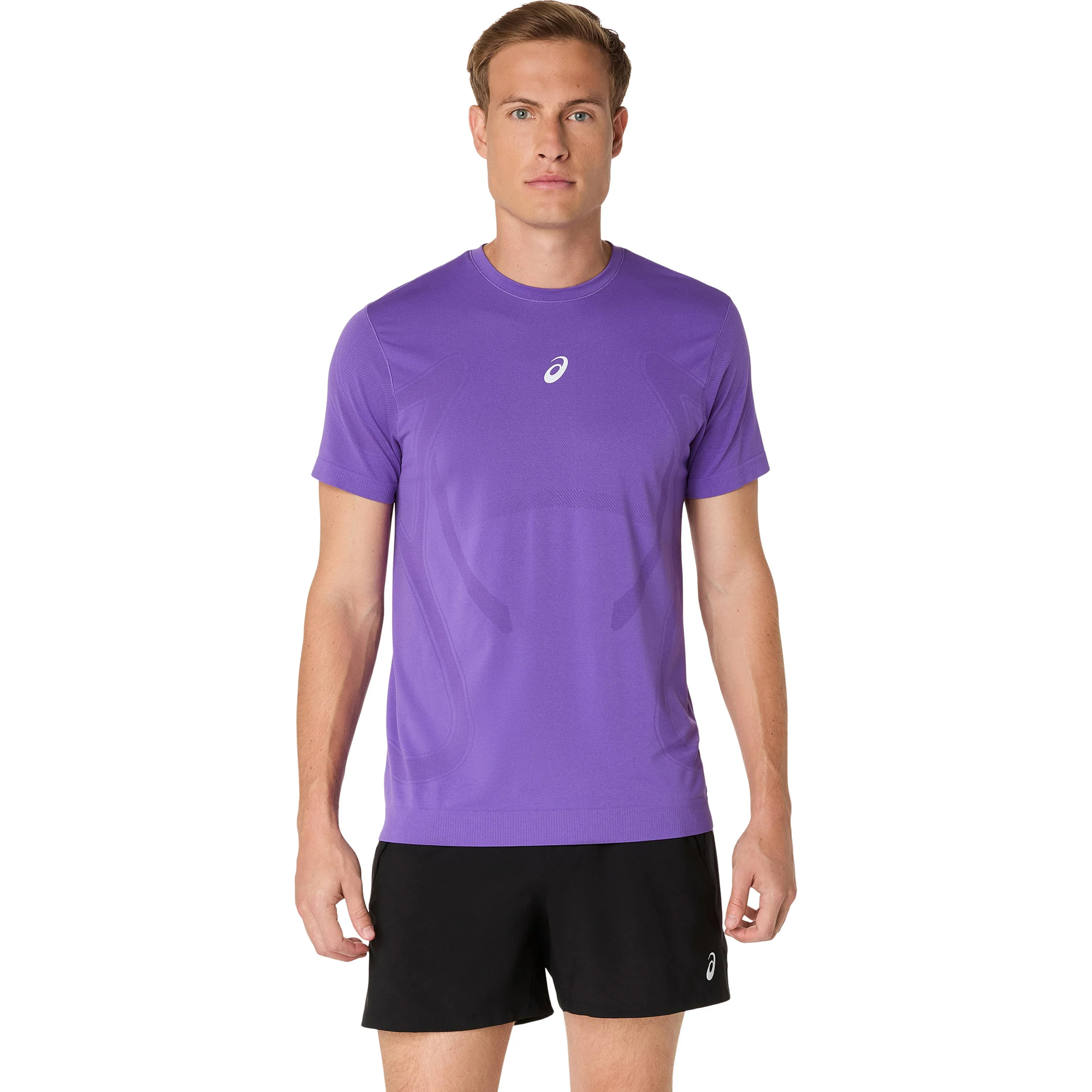 Road Seamless Laufshirt Herren - lila