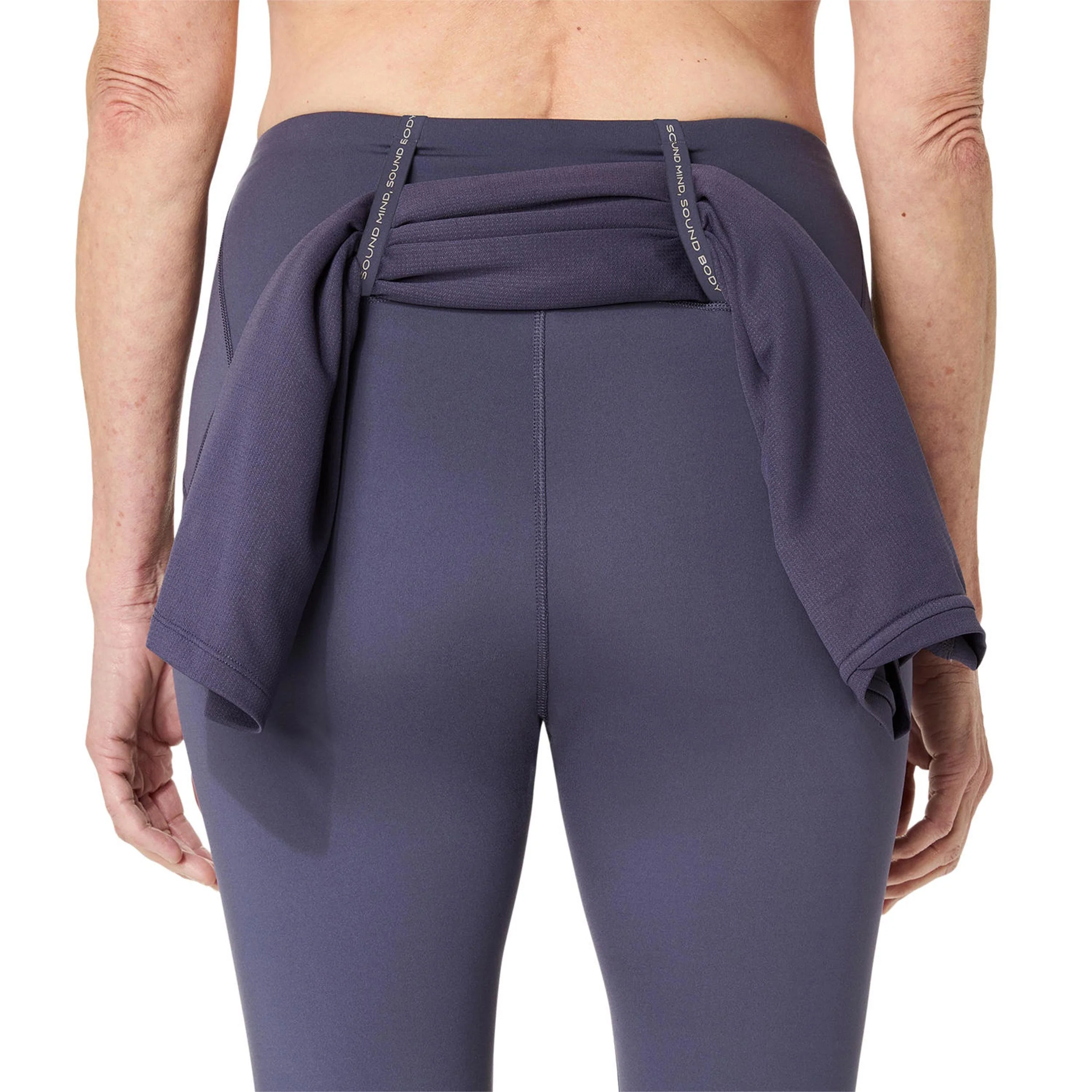 Road Winter High Waist Lauftight Damen - blaugrau - Image 6