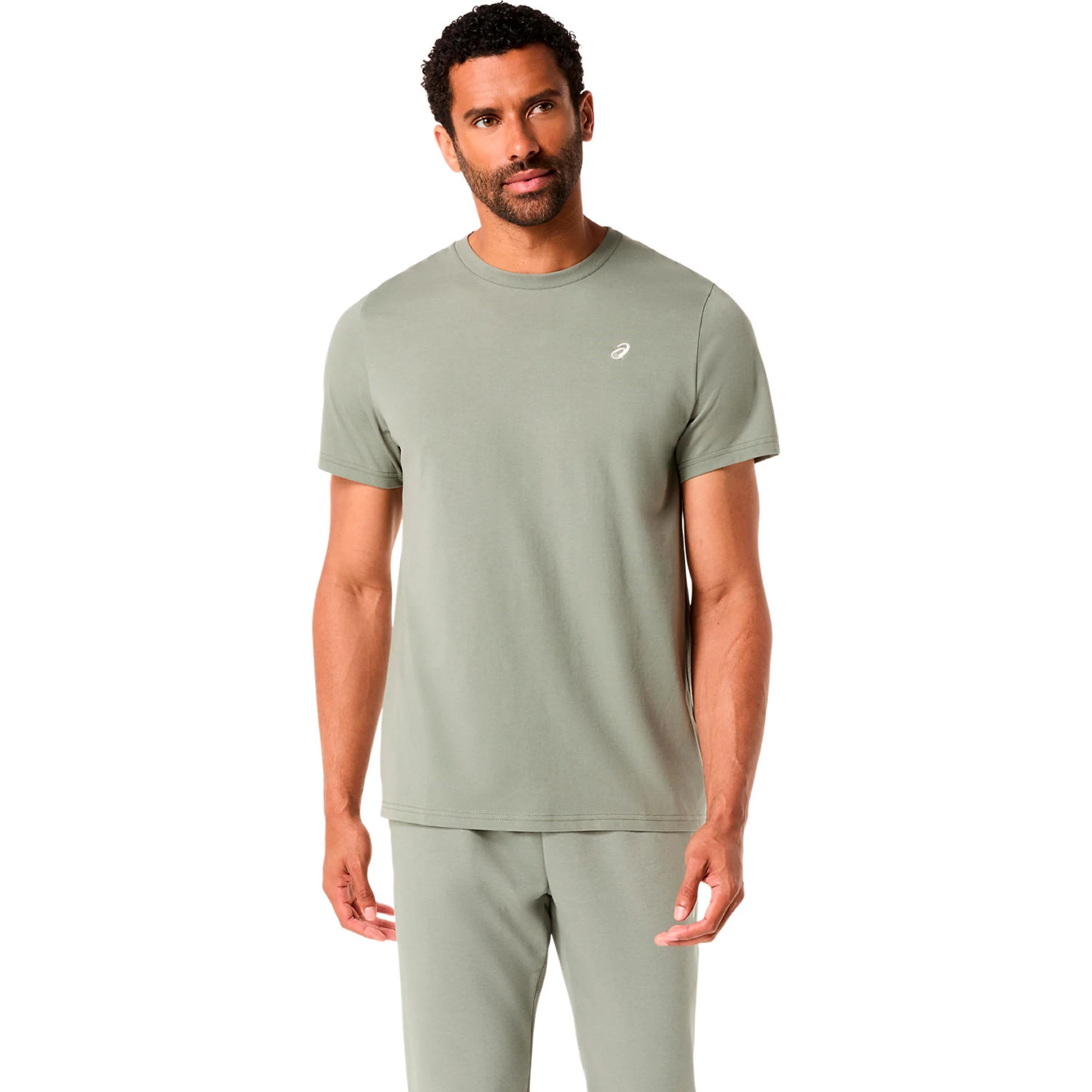 Spiral Embroidery Laufshirt Herren-grün