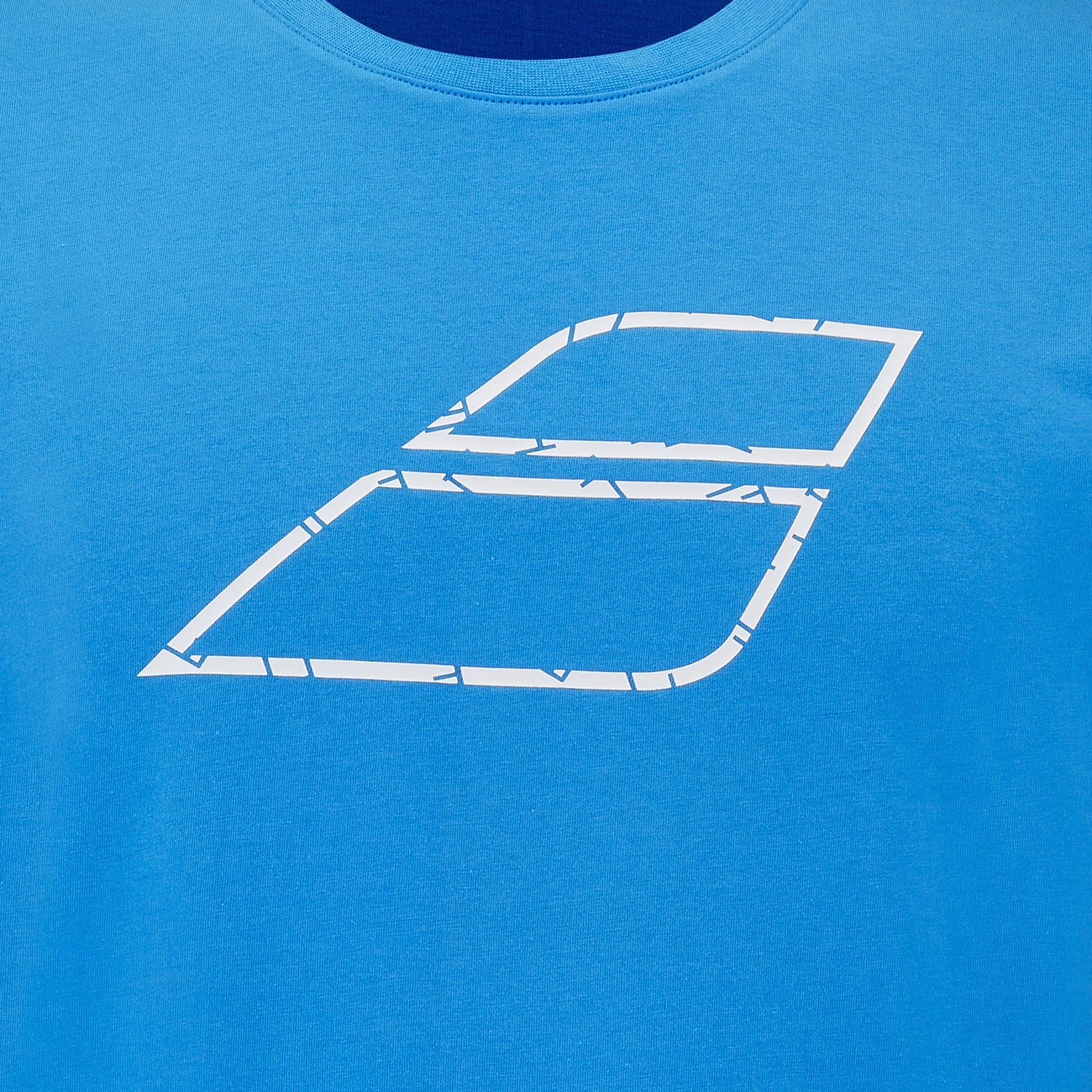 EX T-Shirt Herren-hellblau - Image 4
