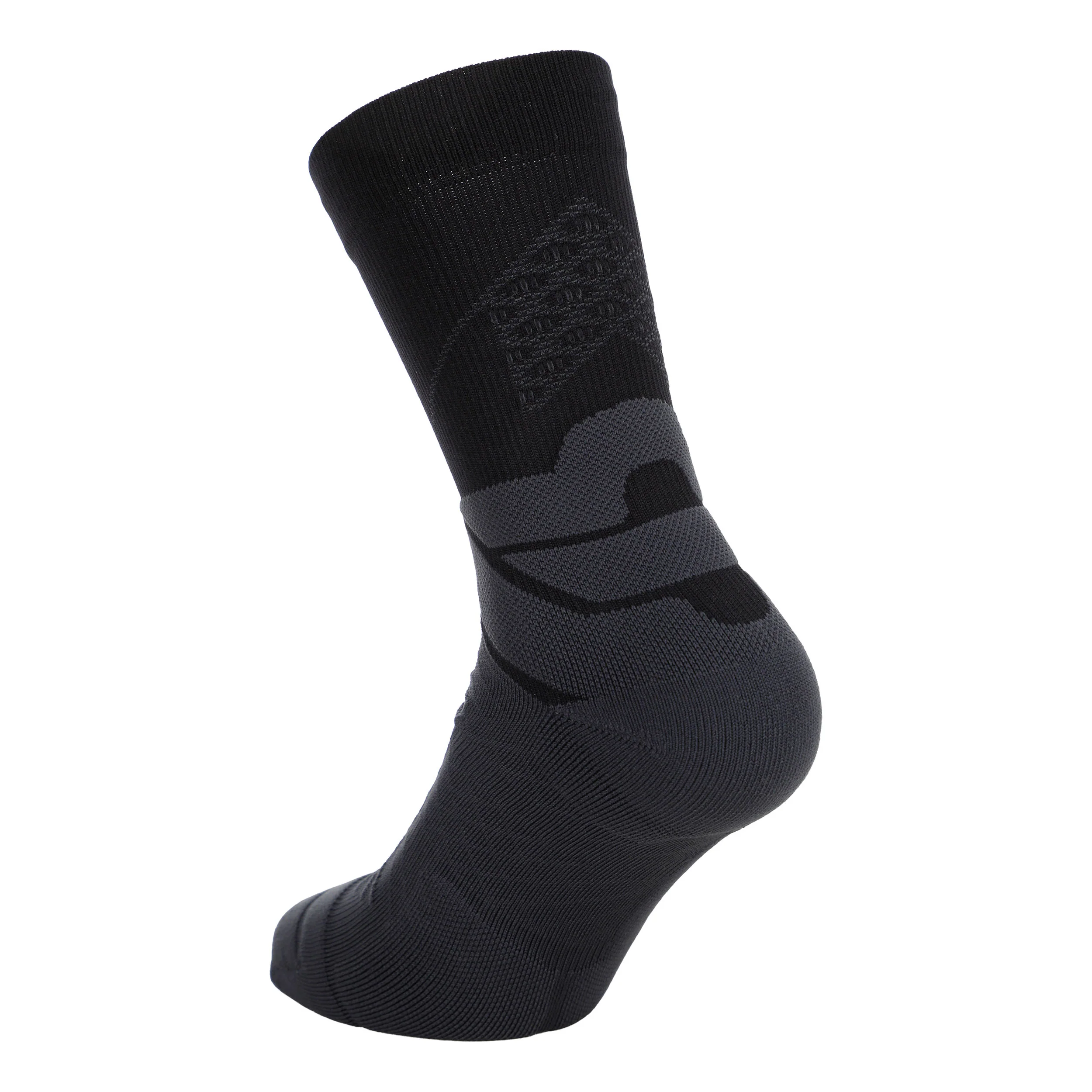 Run Performance Mid Cut Laufsocken Herren-schwarz - Image 2