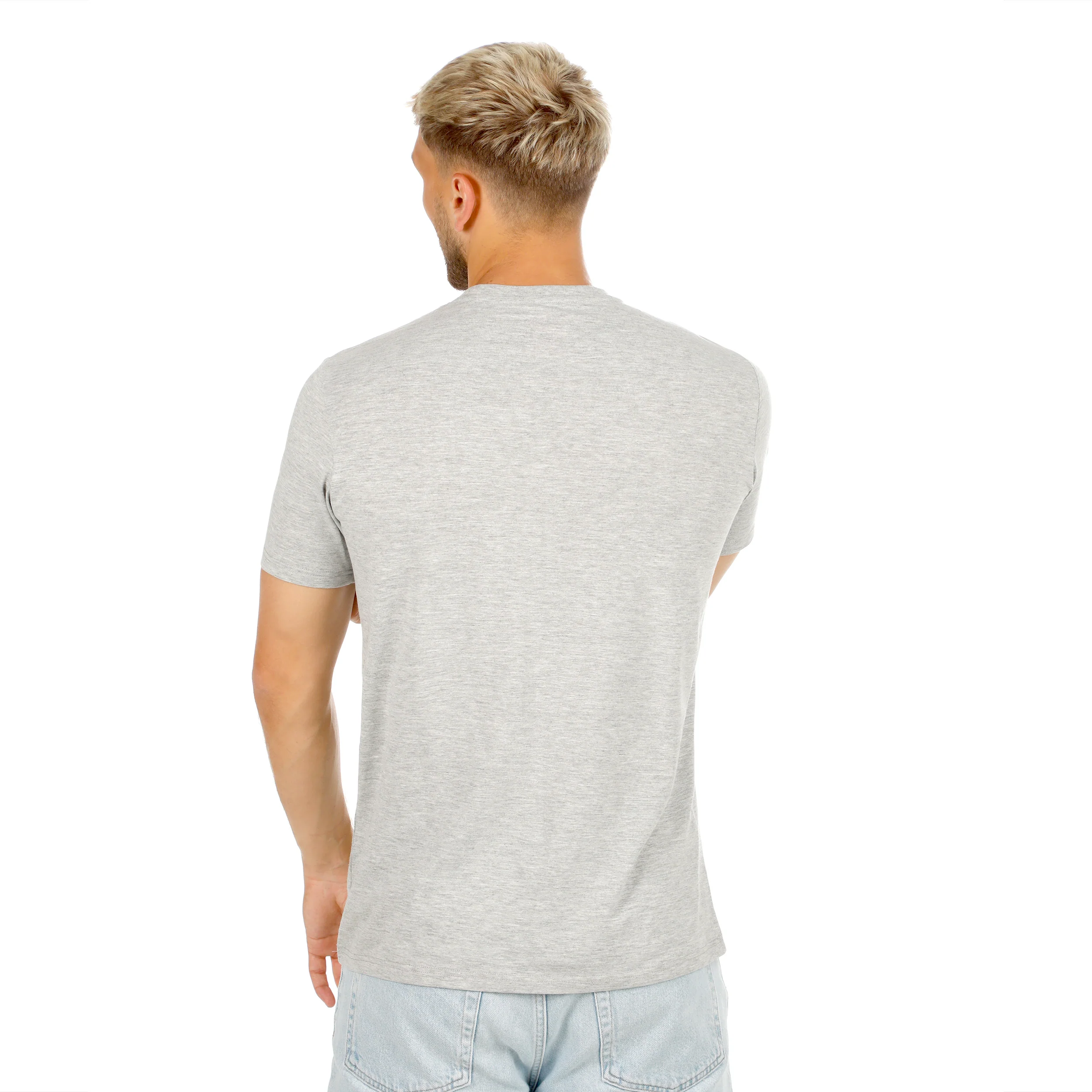 Big Logo Chill T-Shirt Herren-grau - Image 5