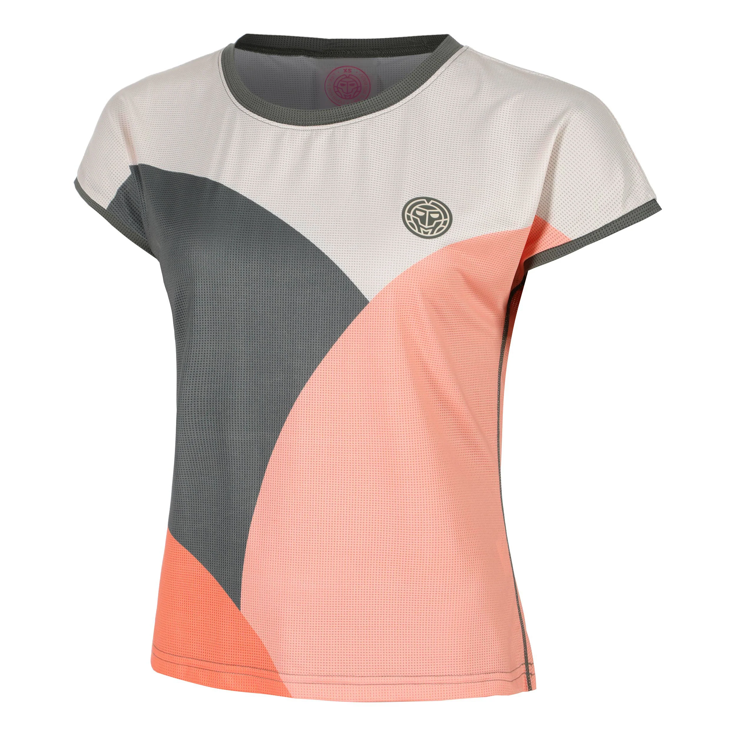Bubble T-Shirt Damen-Grau,Koralle