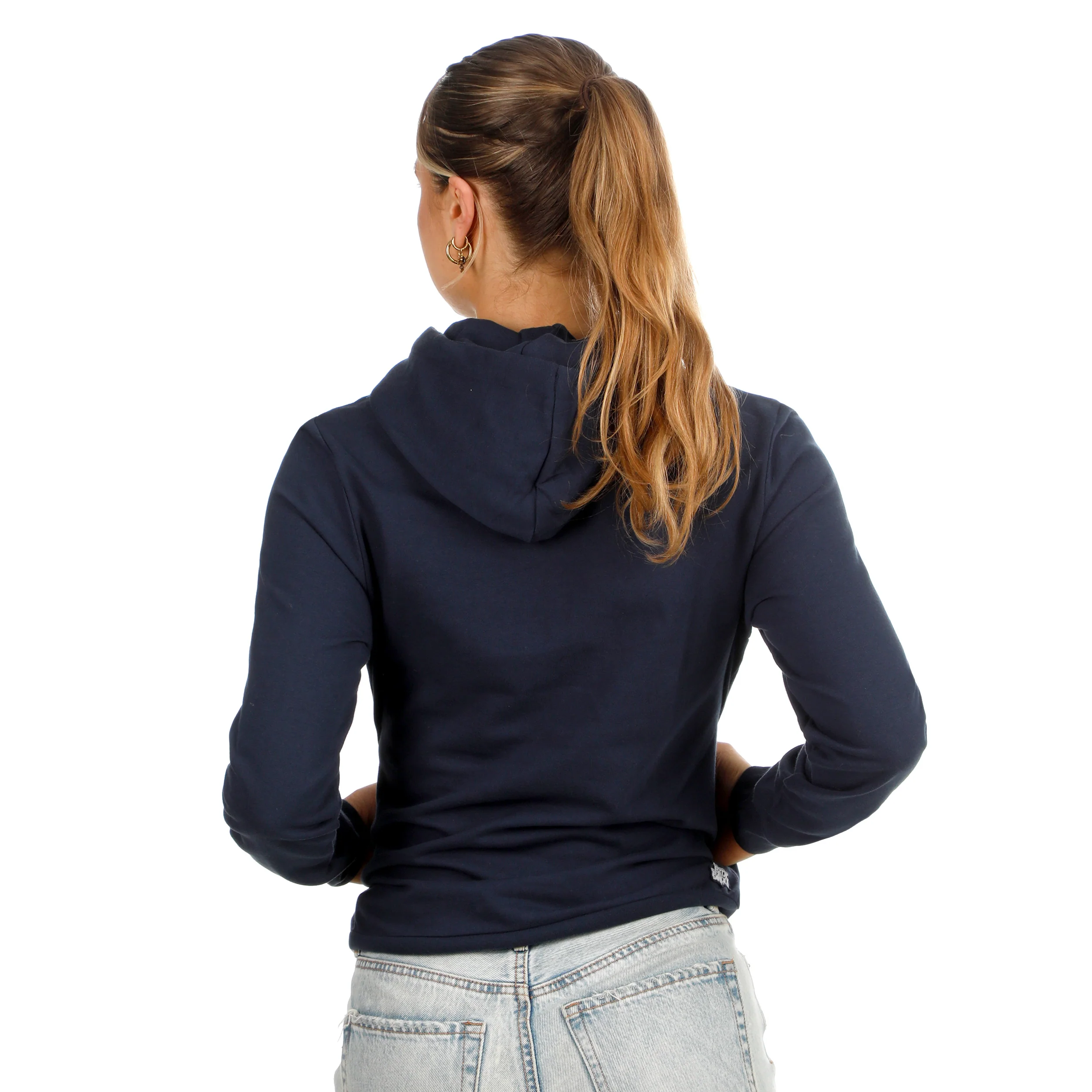 Crew Logo Hoody Damen-Dunkelblau - Image 4