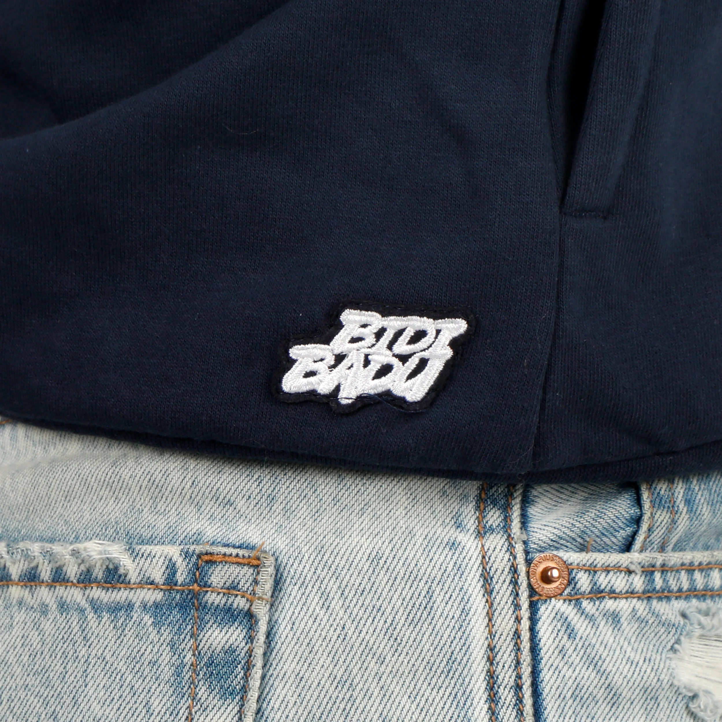 Crew Logo Hoody Damen-Dunkelblau - Image 6