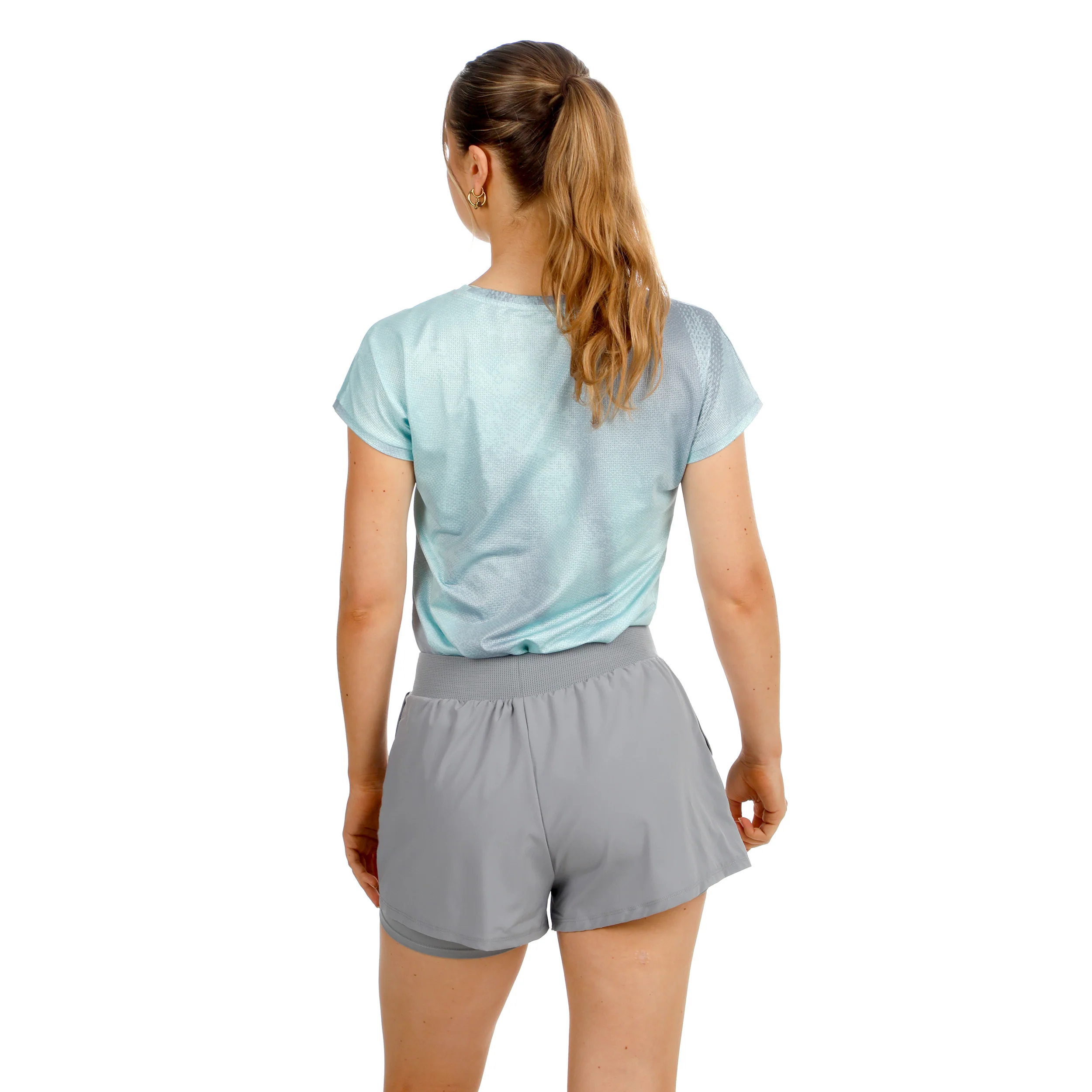 Freeze Out 2in1 Shorts Damen - grau - Image 7