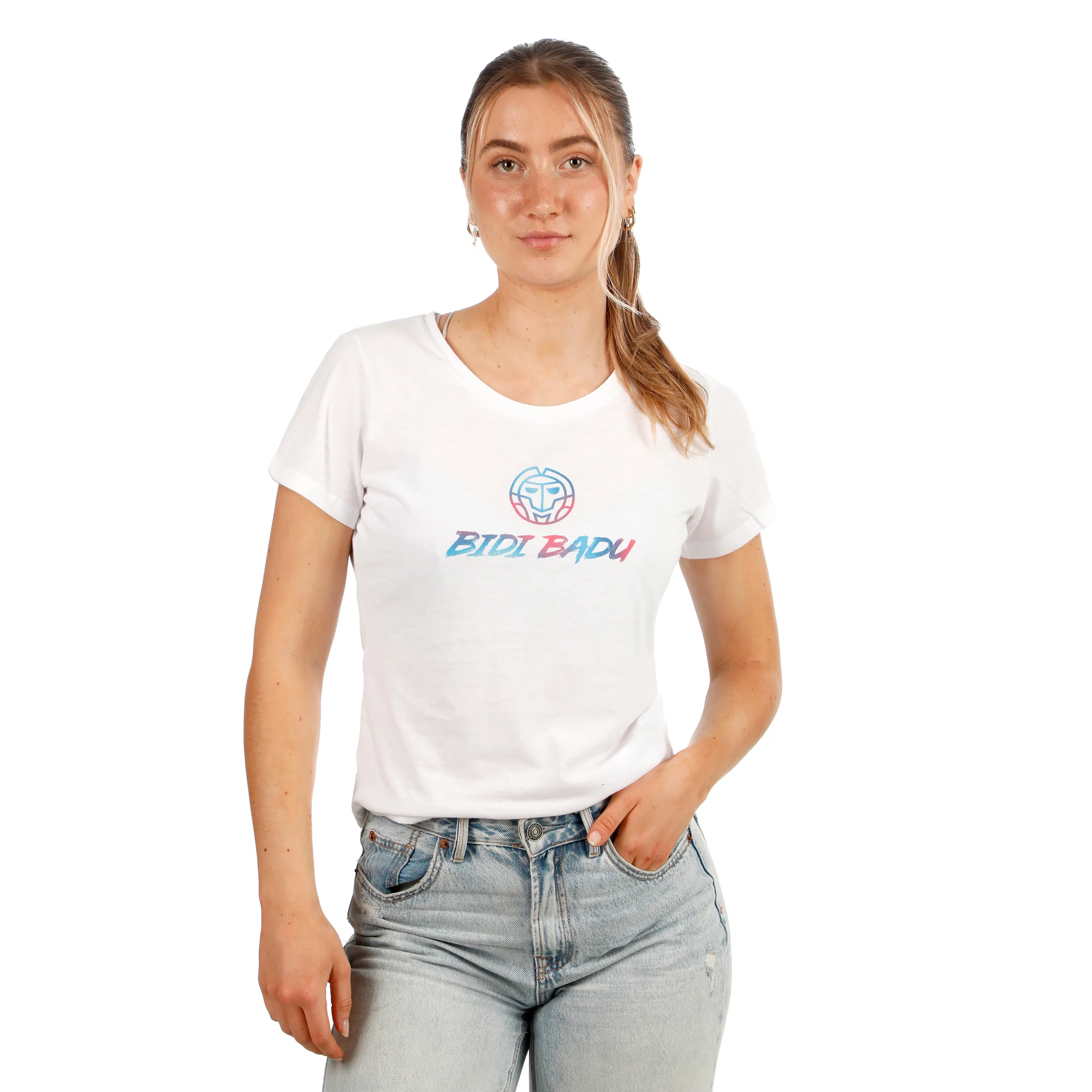 Logo Chill T-Shirt Damen-weiß - Image 4