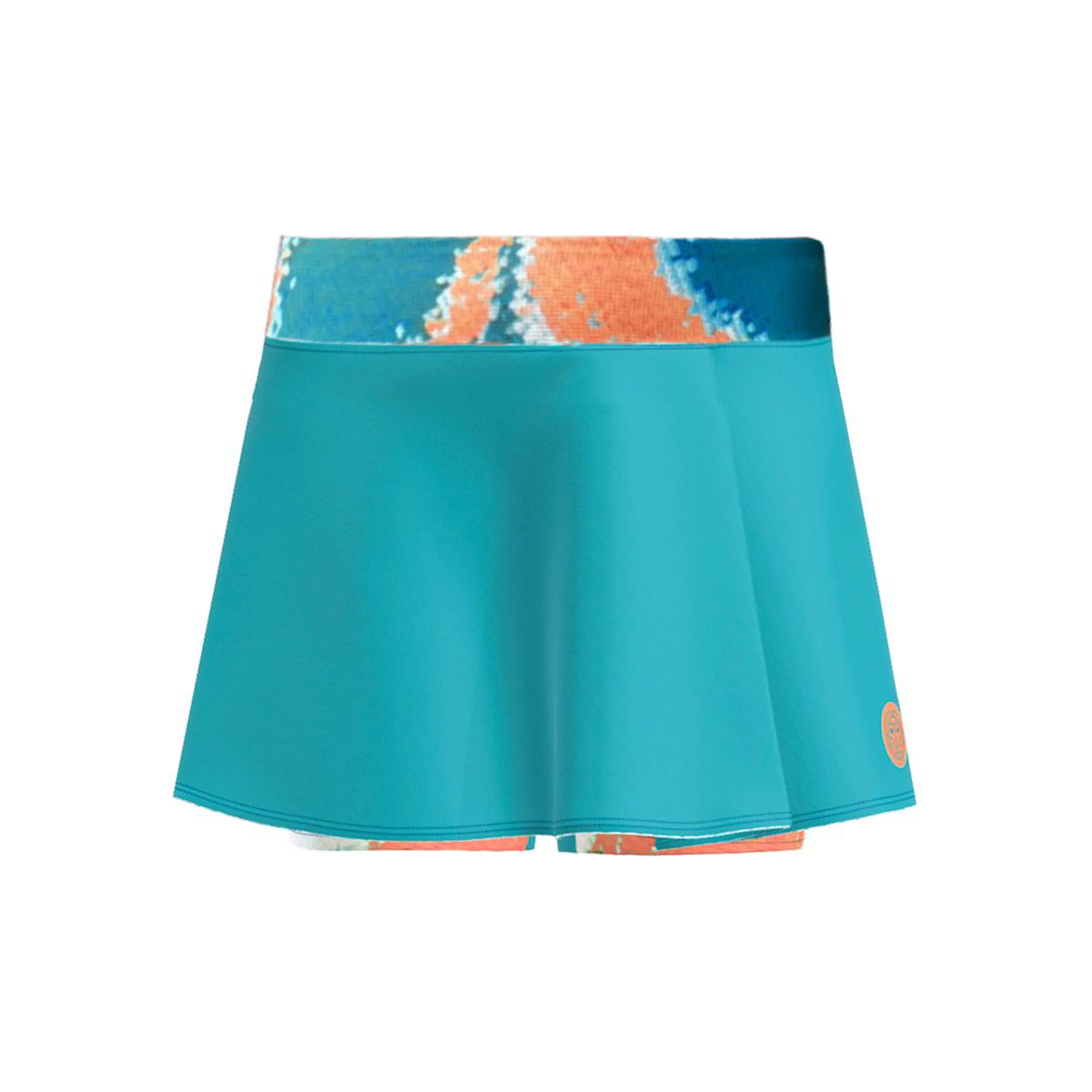 Melbourne 2025 Printed Rock Damen-Petrol,Orange