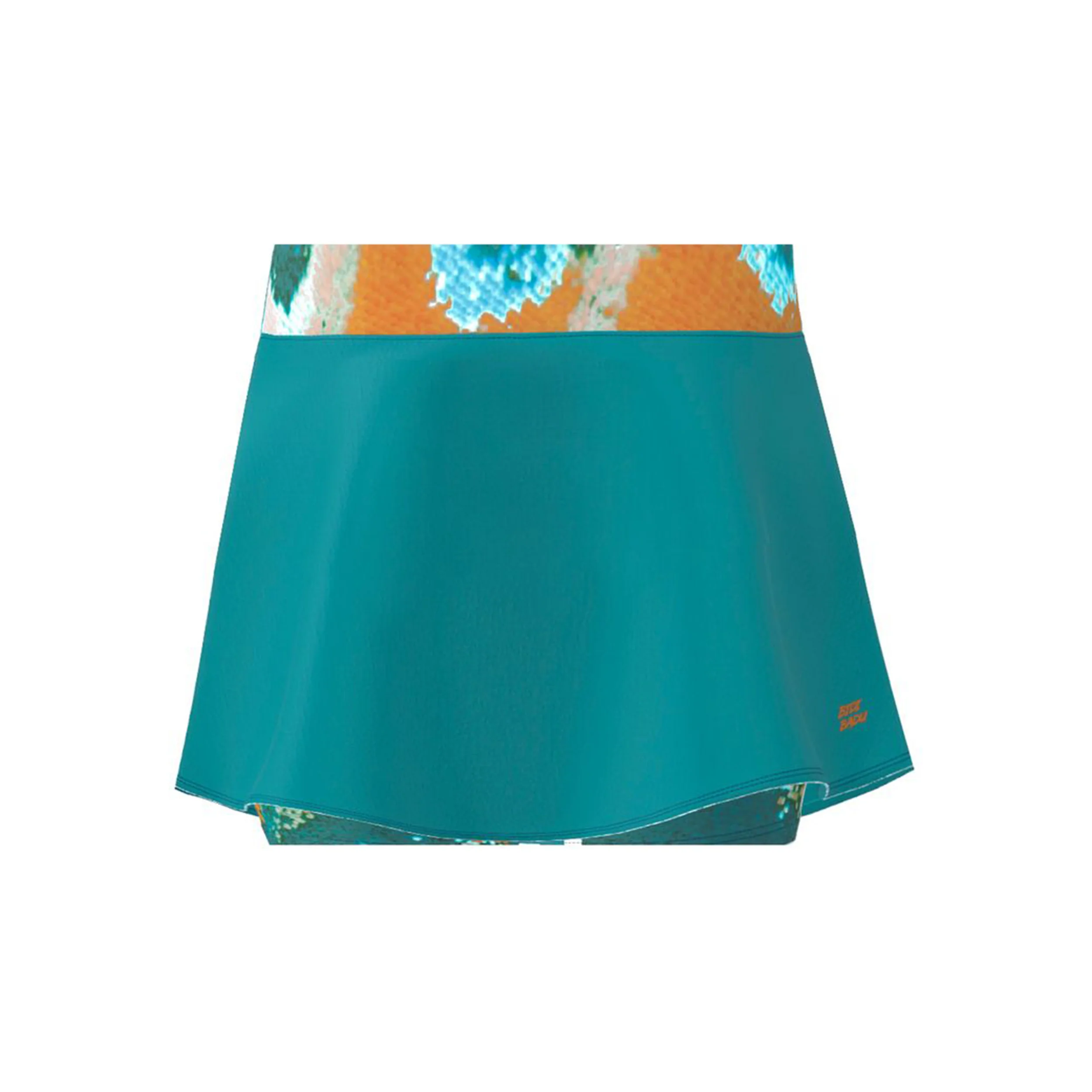 Melbourne 2025 Printed Rock Damen-Petrol,Orange - Image 2