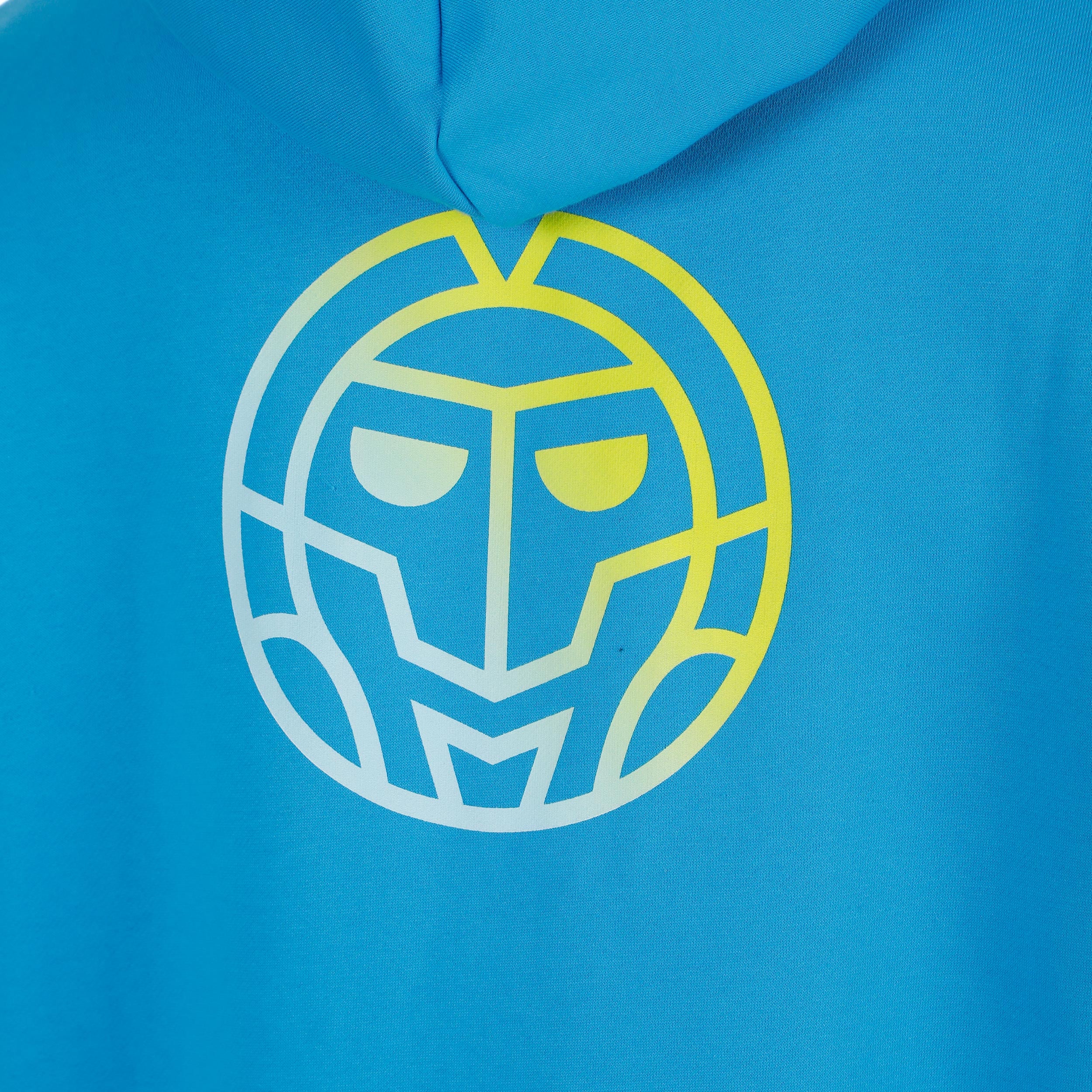 Out of Control Backprint Zip Sweatjacke Herren-blau - Image 6