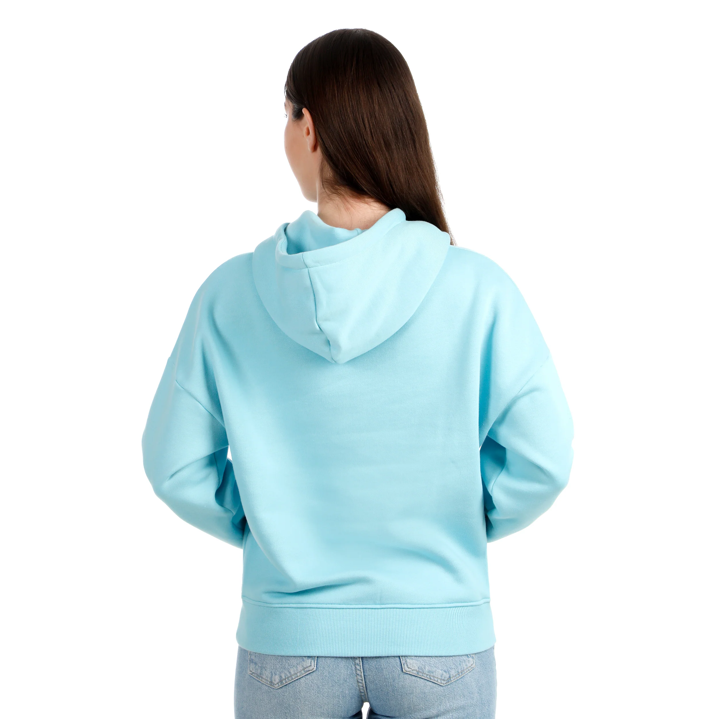 Out of Control Logo Hoody Damen-blau - Image 6