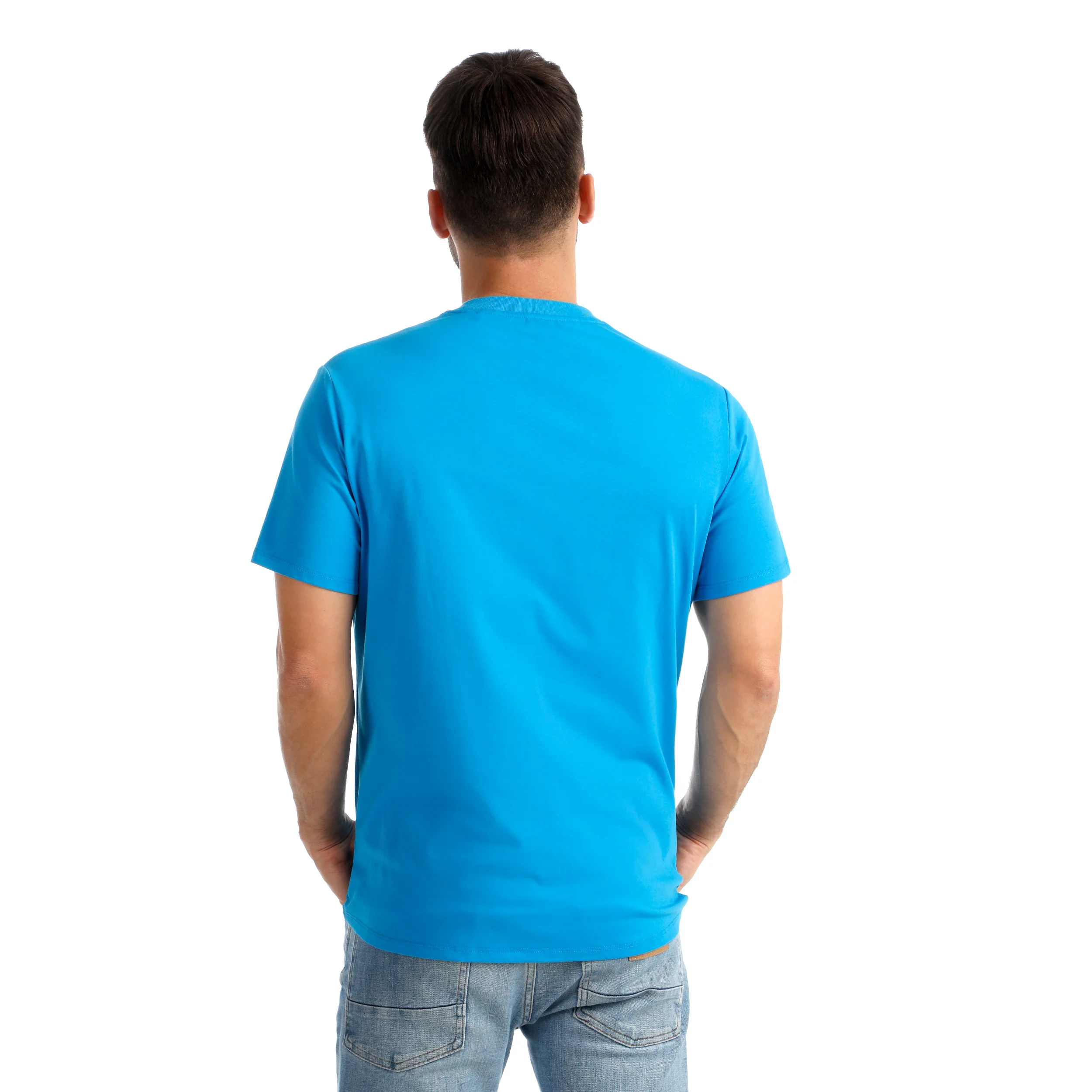 Out of Control Logo T-Shirt Herren-blau - Image 5