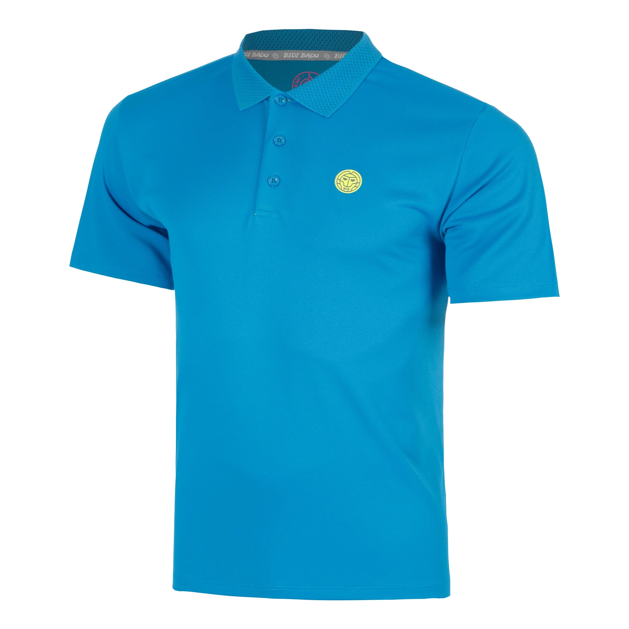 Out of Control Polo Herren - blau, neongelb