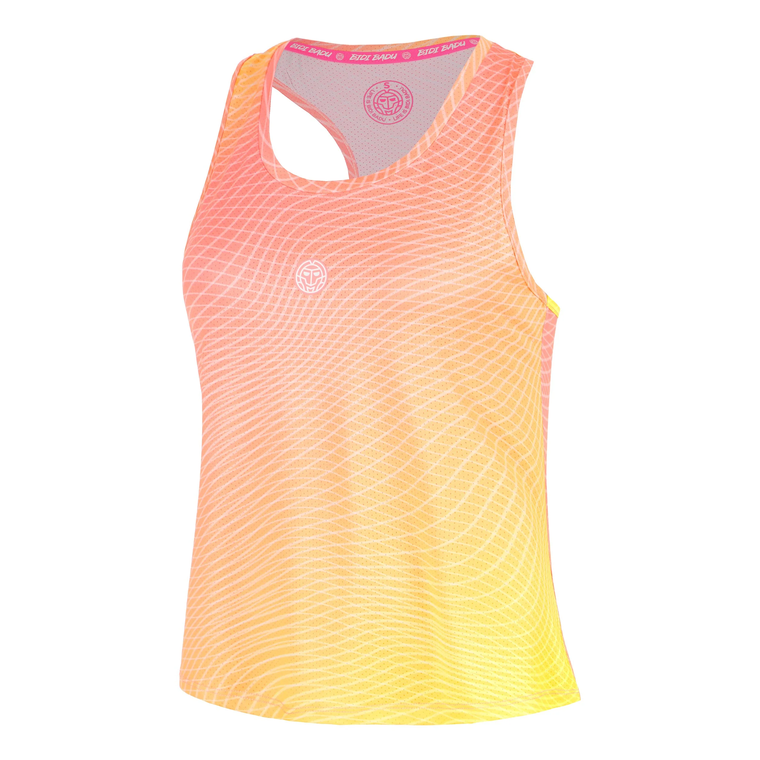 Out of Control Racerback Tank-Top Damen-pink, neongelb