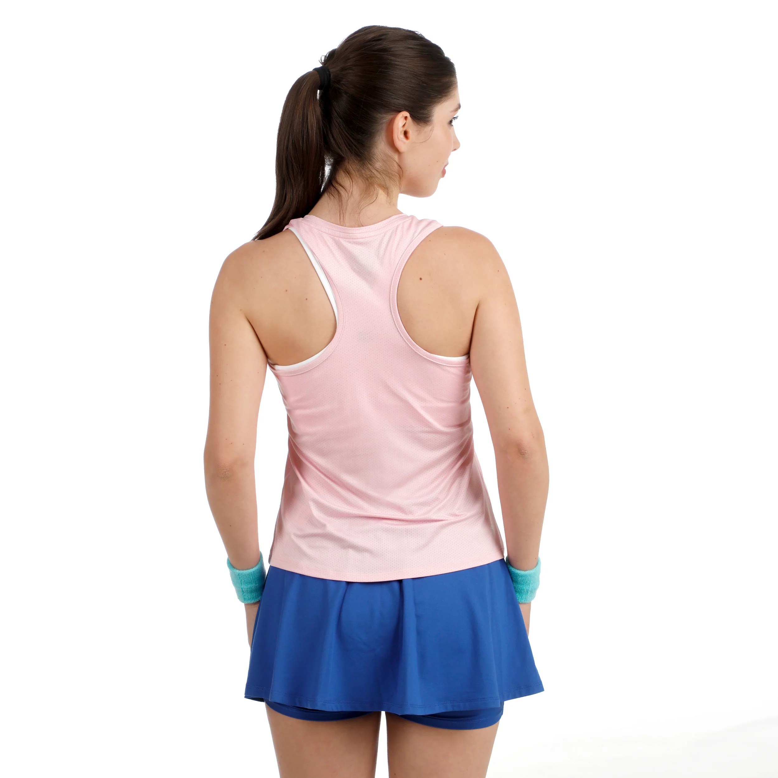 Out of Control Racerback Tank-Top Damen - rosa, weiß - Image 6