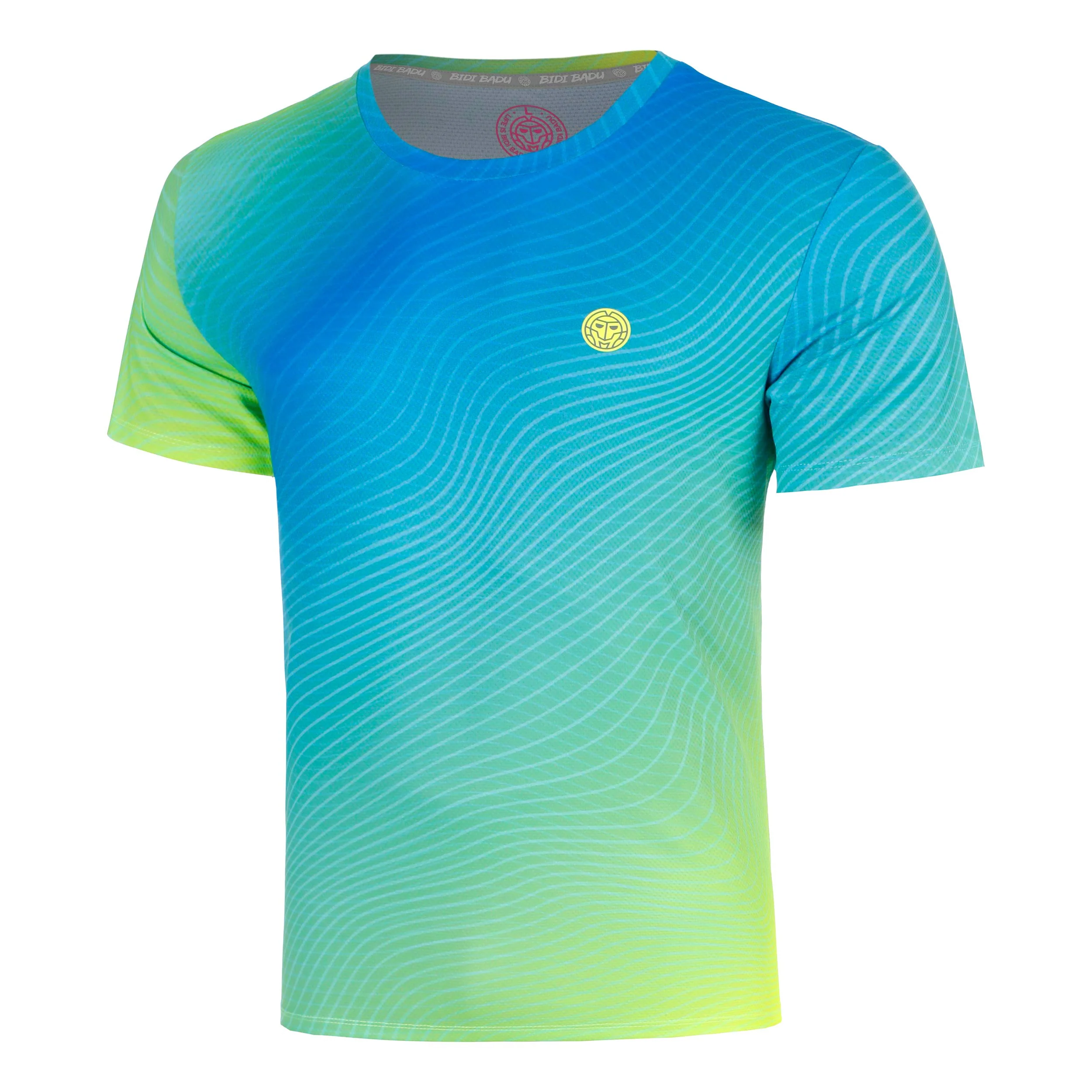 Out of Control T-Shirt Herren-blau, neongelb