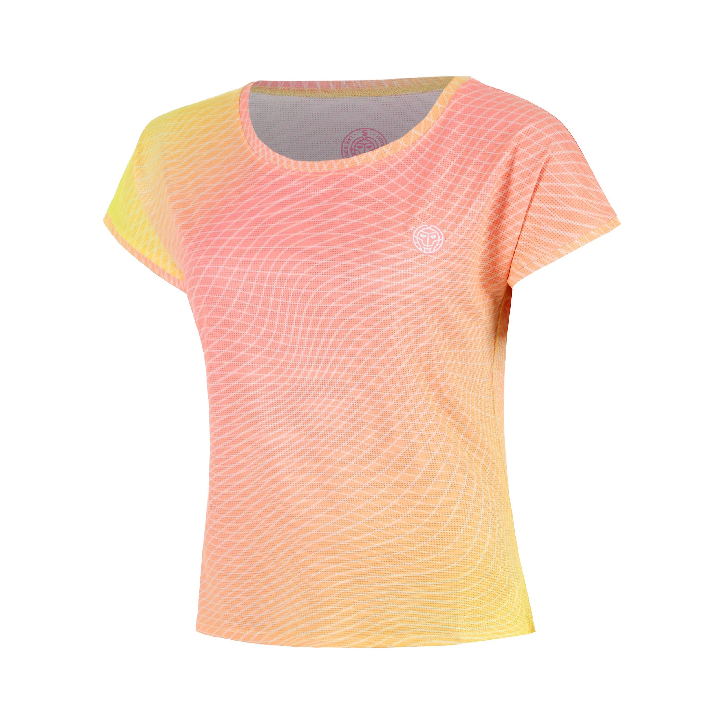 Out of Control T-Shirt Mädchen-pink, neongelb
