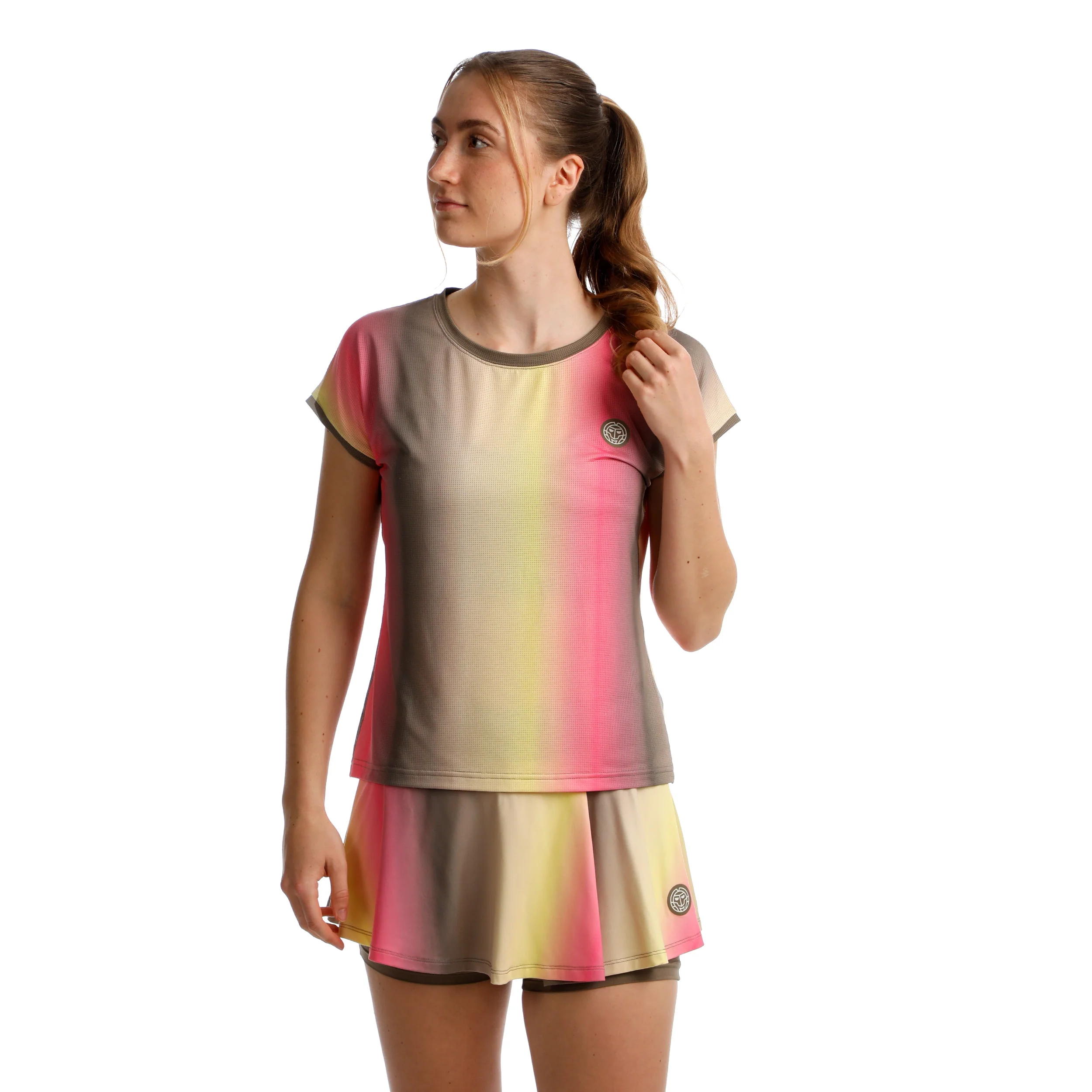 Spectrum T-Shirt Damen-Braun,Gelb - Image 5