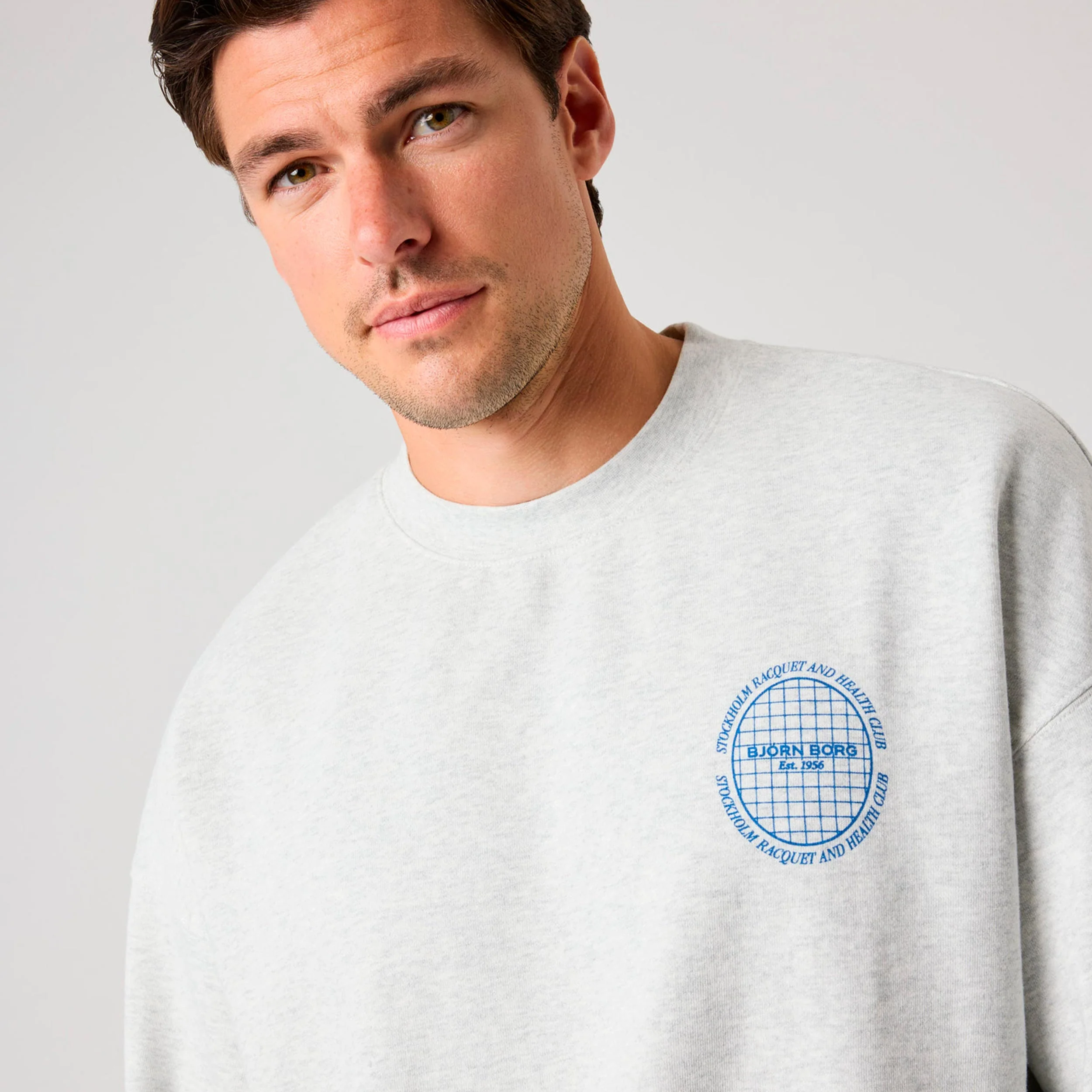 Ace Oversized Sweatshirt Herren - hellgrau - Image 3