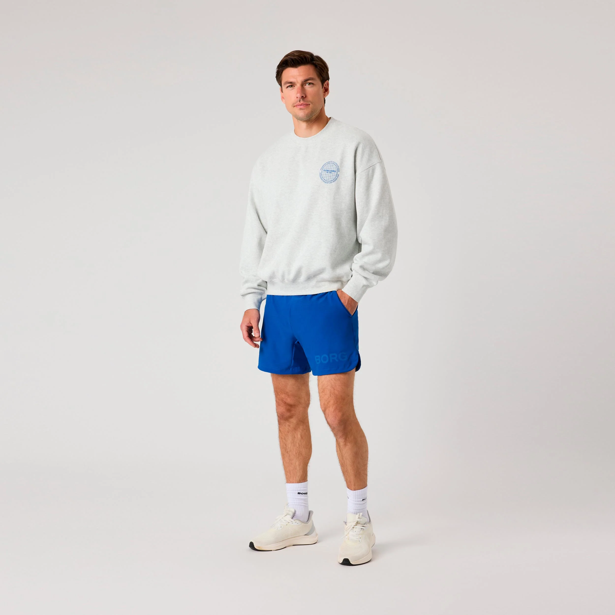 Ace Oversized Sweatshirt Herren - hellgrau - Image 5