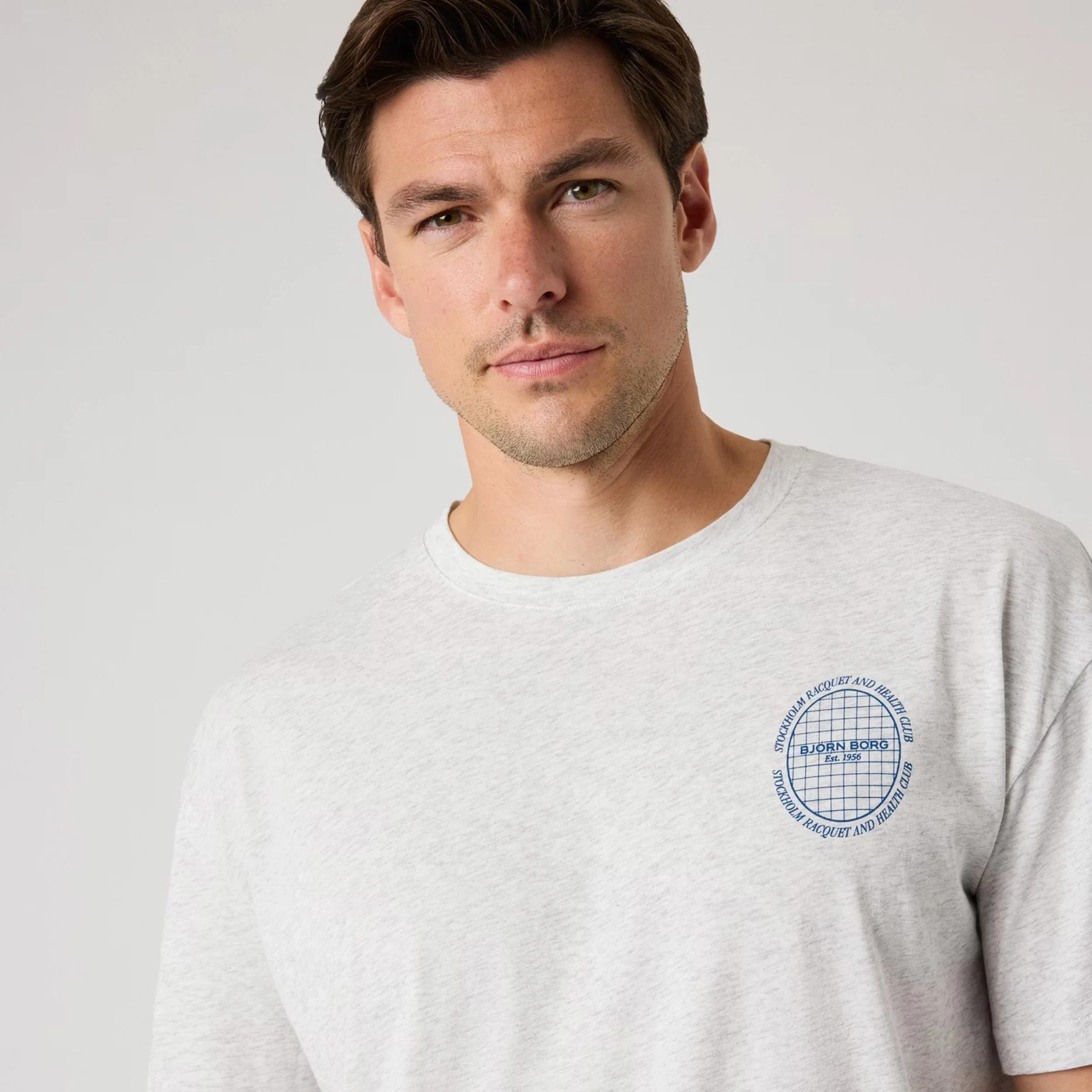 Ace Oversized T-Shirt Herren - hellgrau - Image 3