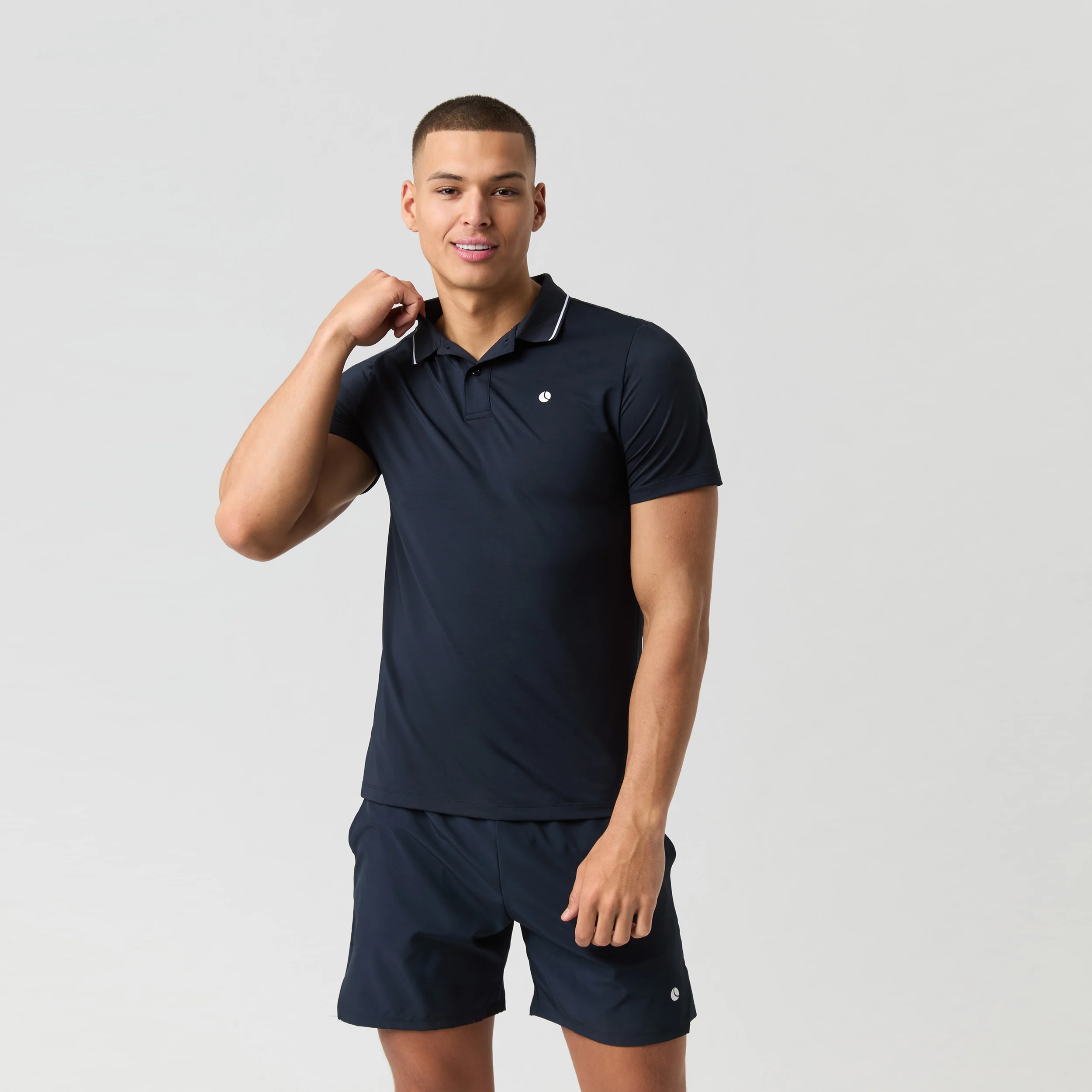 Ace Polo Herren - dunkelblau