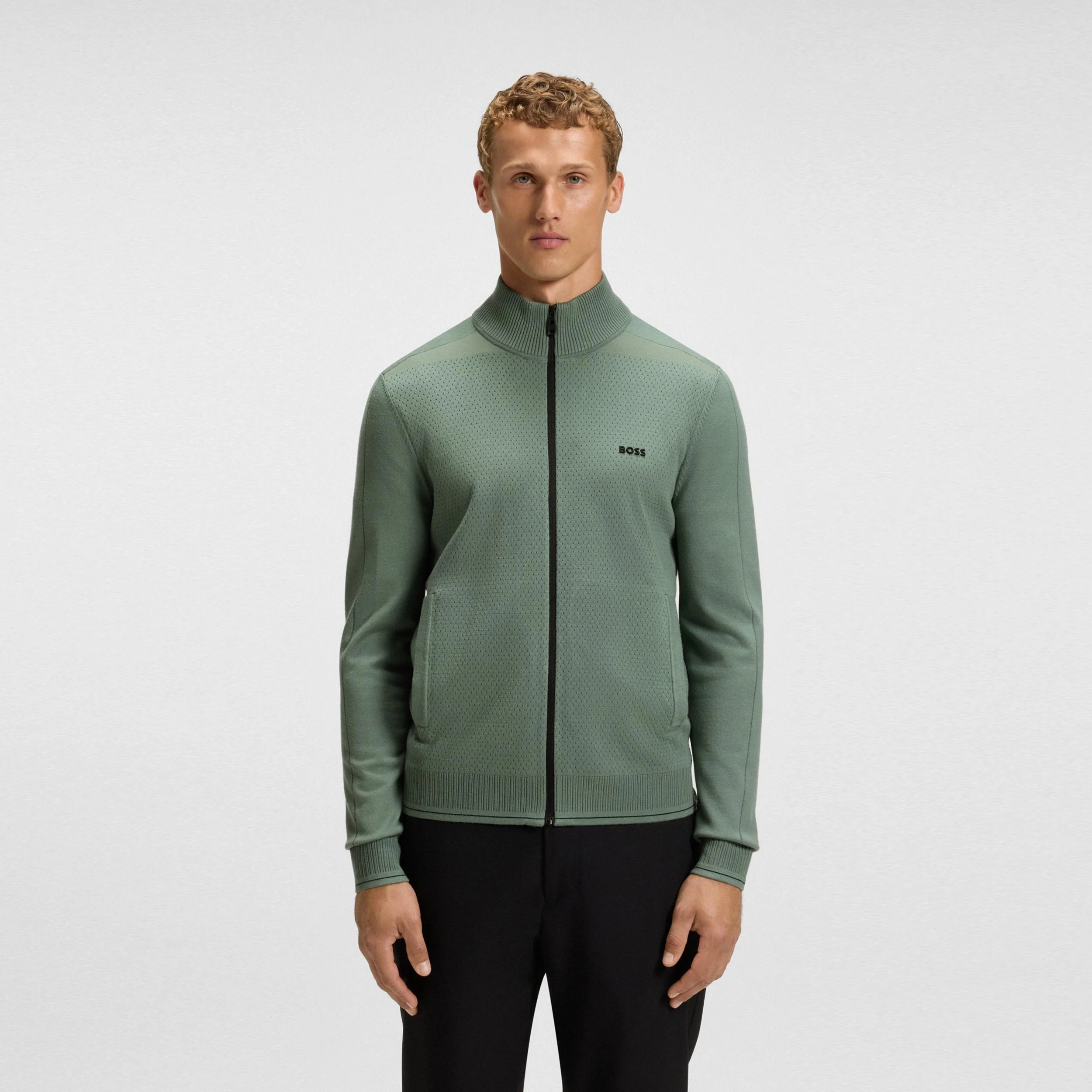League Trainingsjacke Herren-oliv