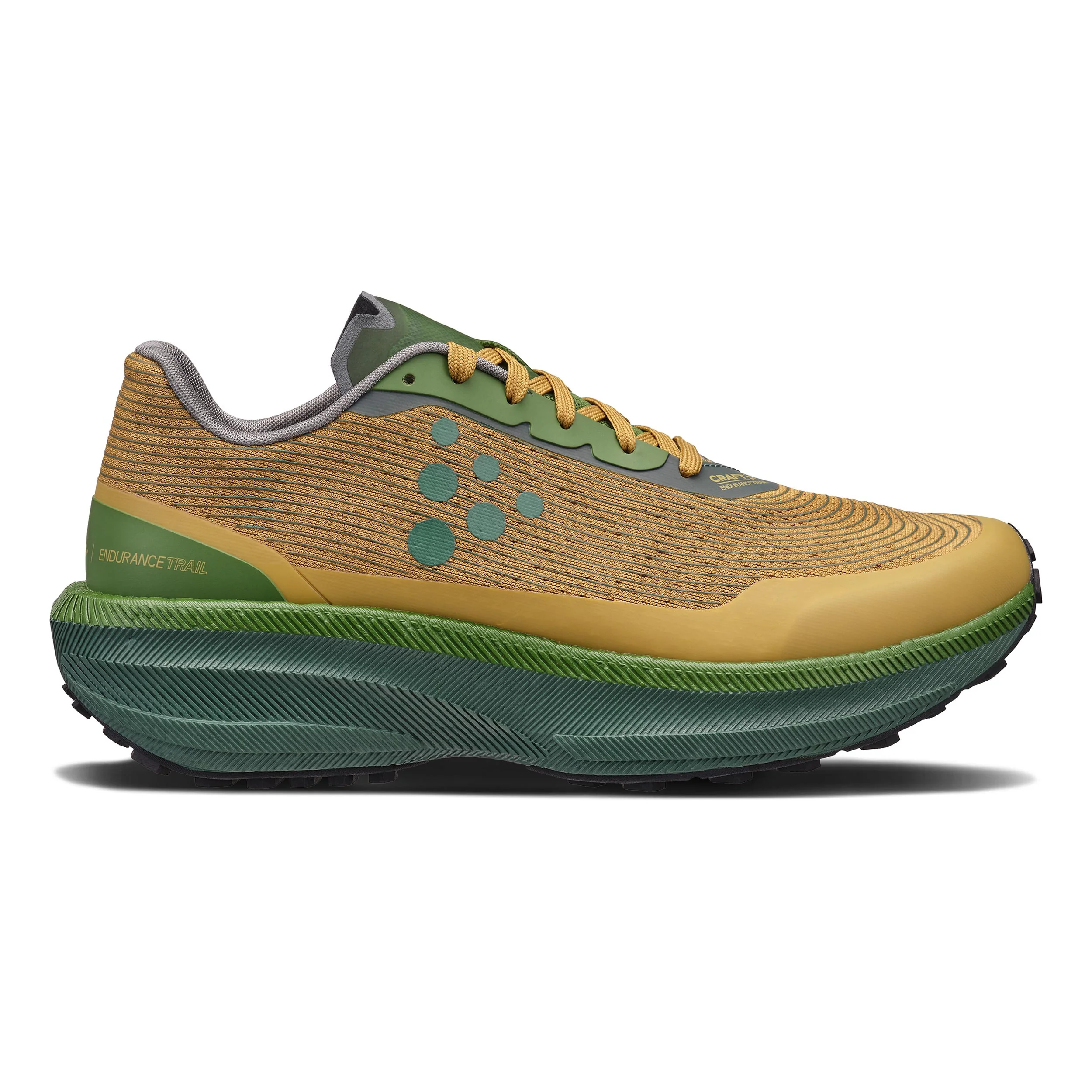 Endurance Trail Trailschuh Herren - grün, caramel