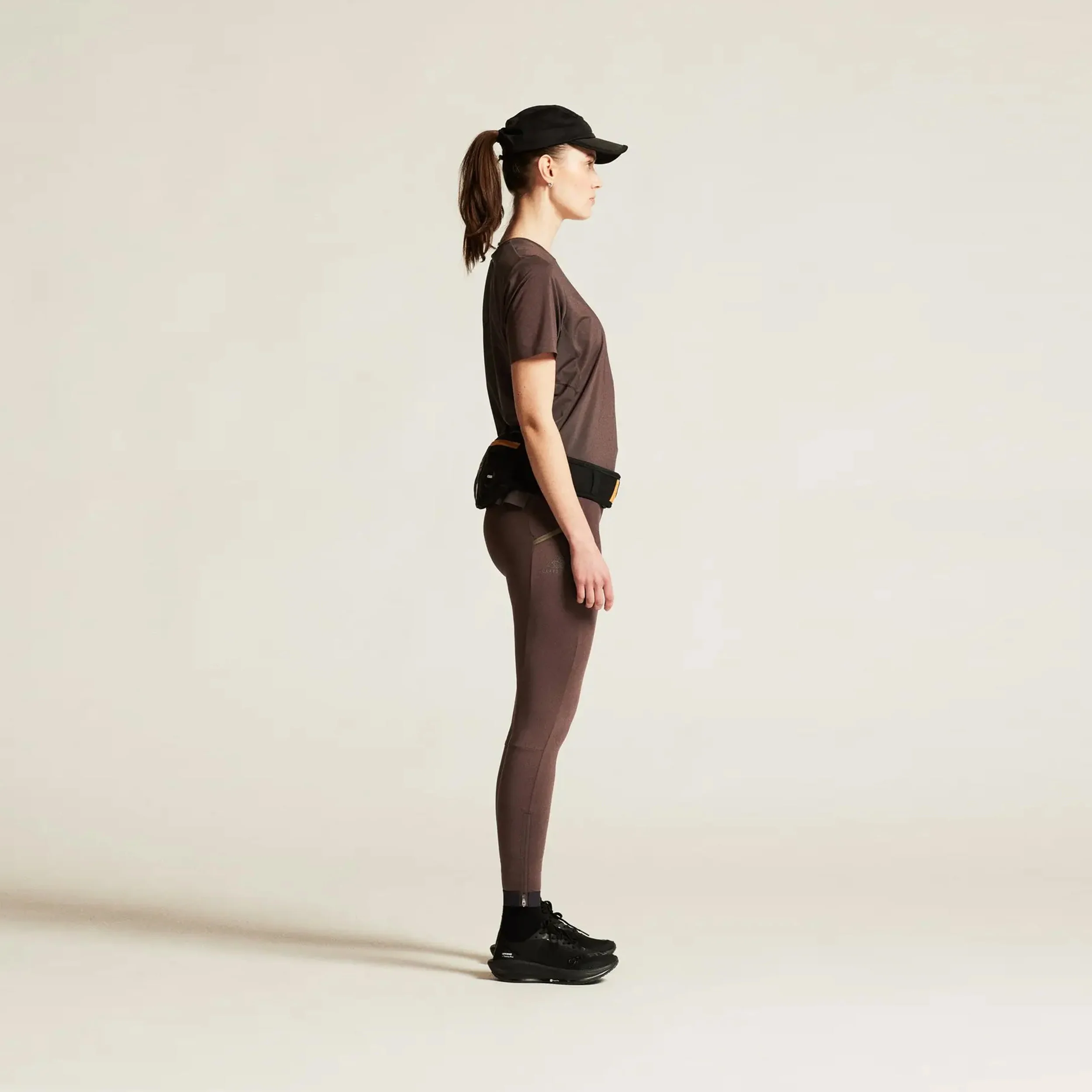 Pro Trail Laufshirt Damen - braun - Image 6