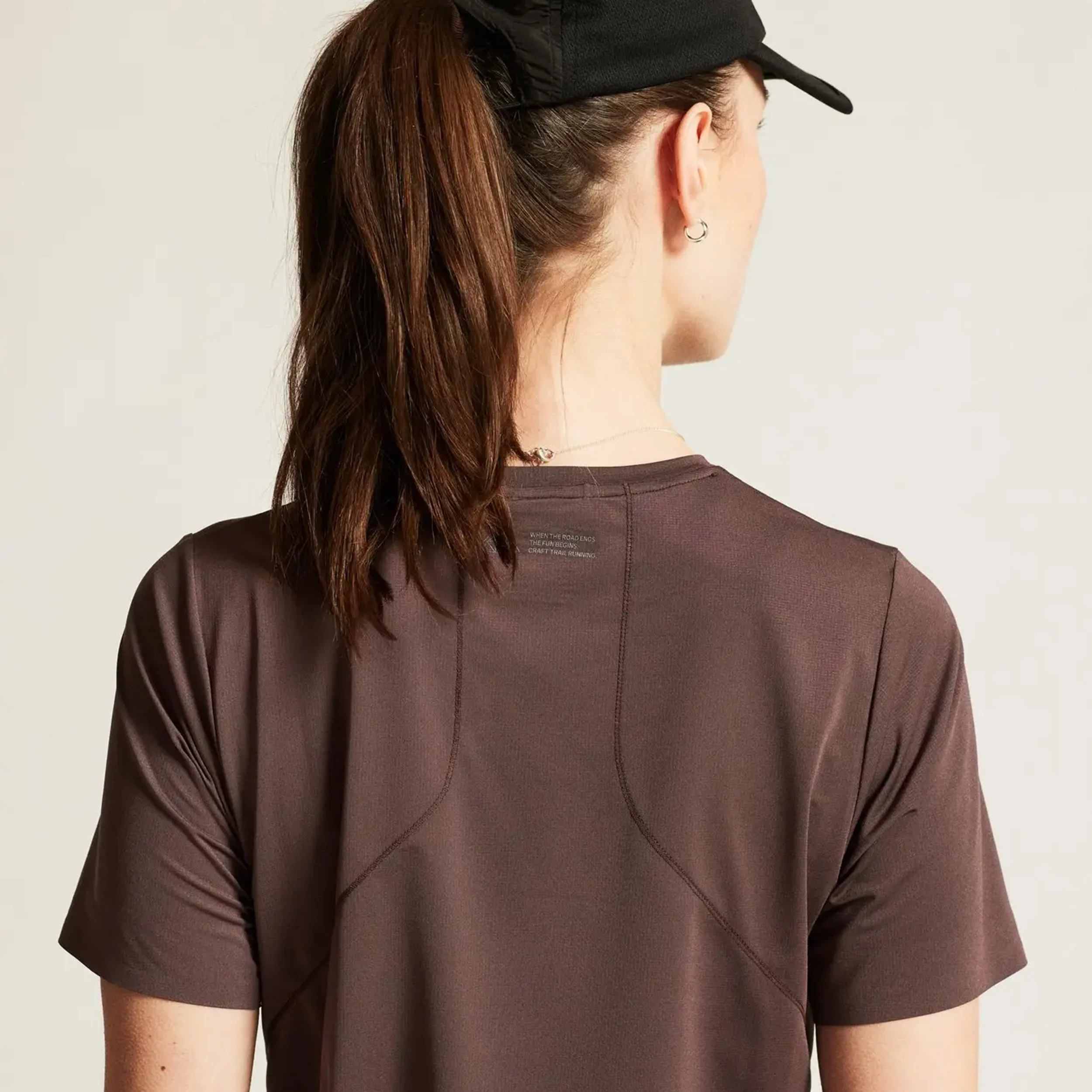 Pro Trail Laufshirt Damen - braun - Image 8