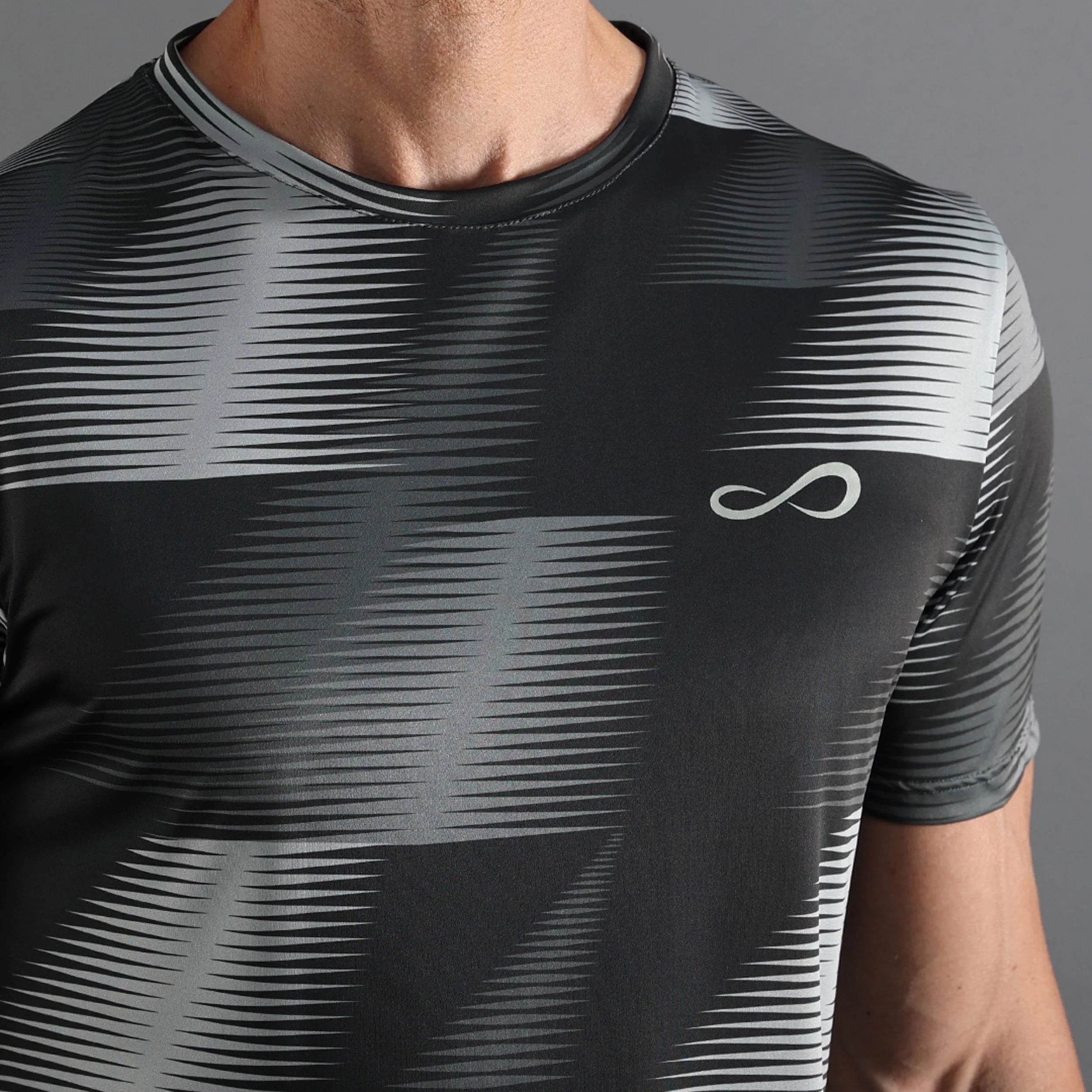 Ace Vector T-Shirt Herren-dunkelgrau, hellgrau - Image 4