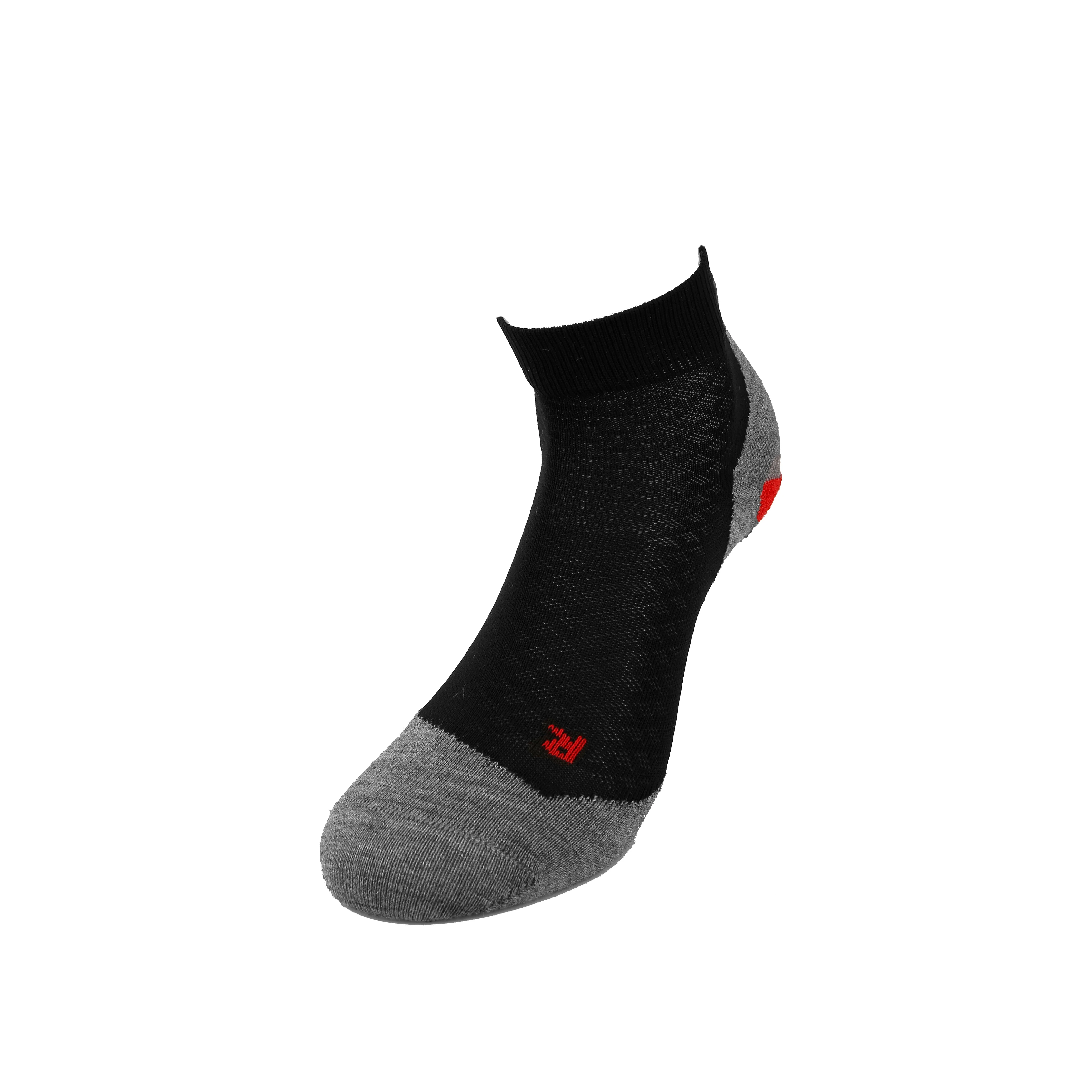 RU5 Lightweight Laufsocken Damen-Schwarz,Hellgrau