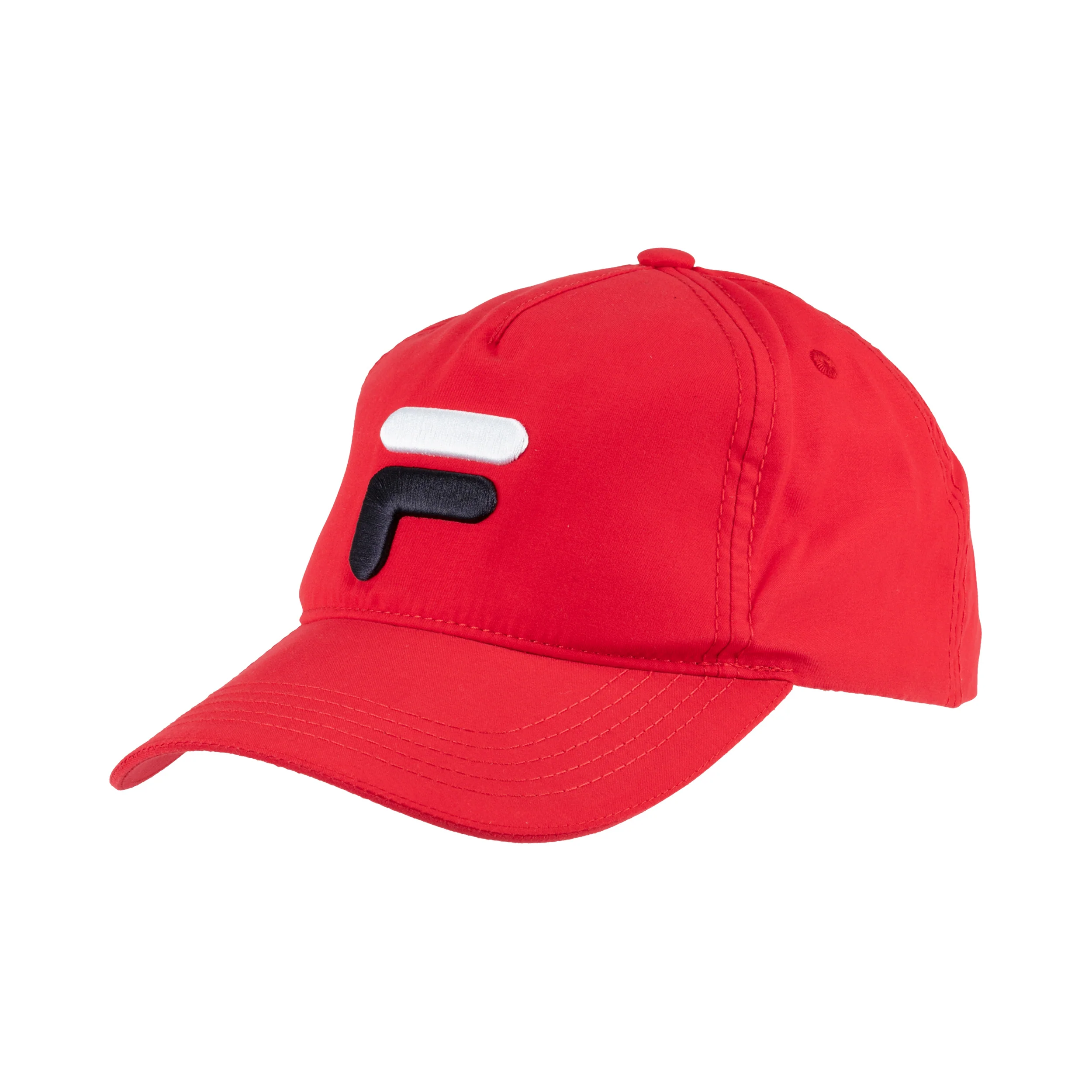 Max Baseball Cap-Rot,Weiß