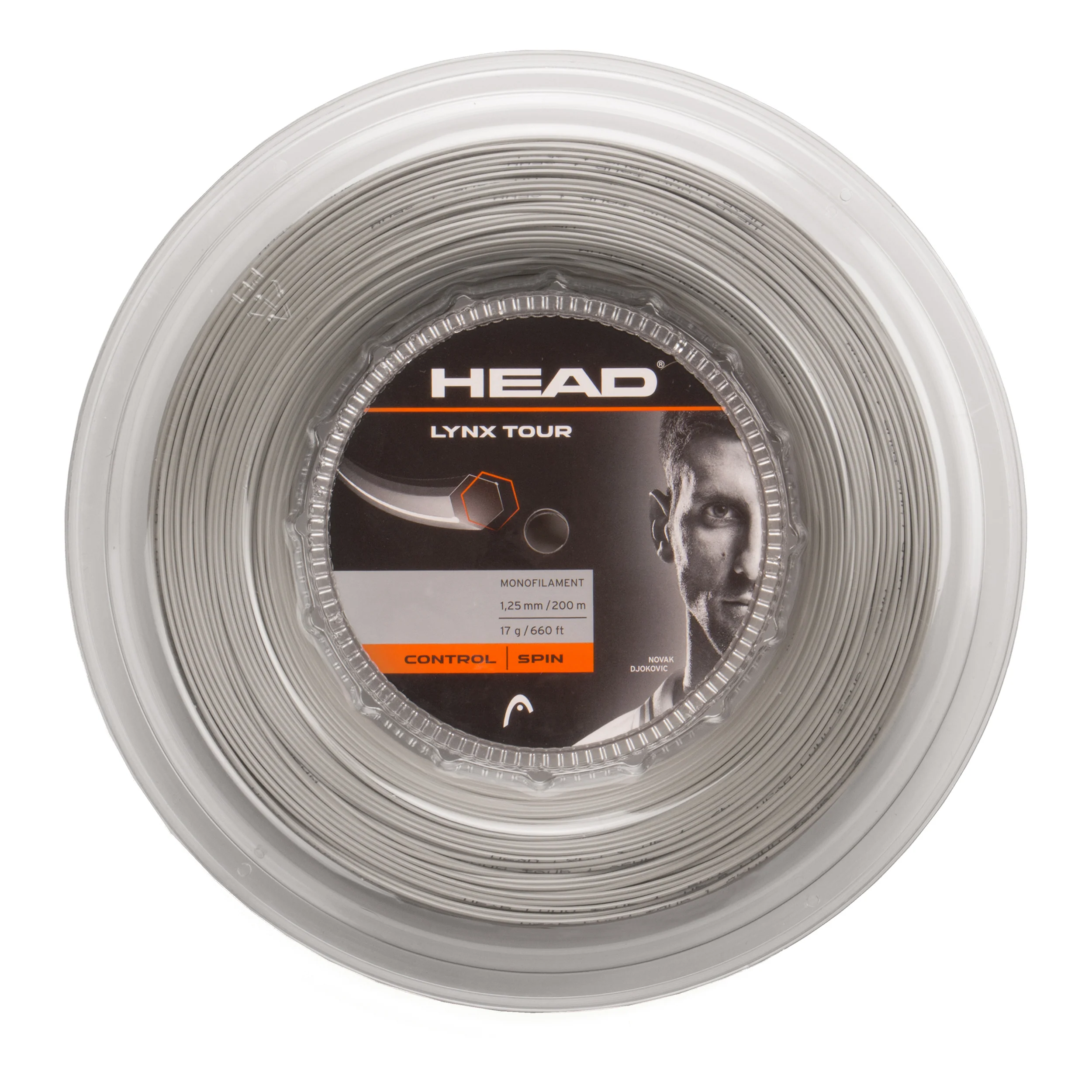 Lynx Tour Reel Saitenrolle 200m-Grau