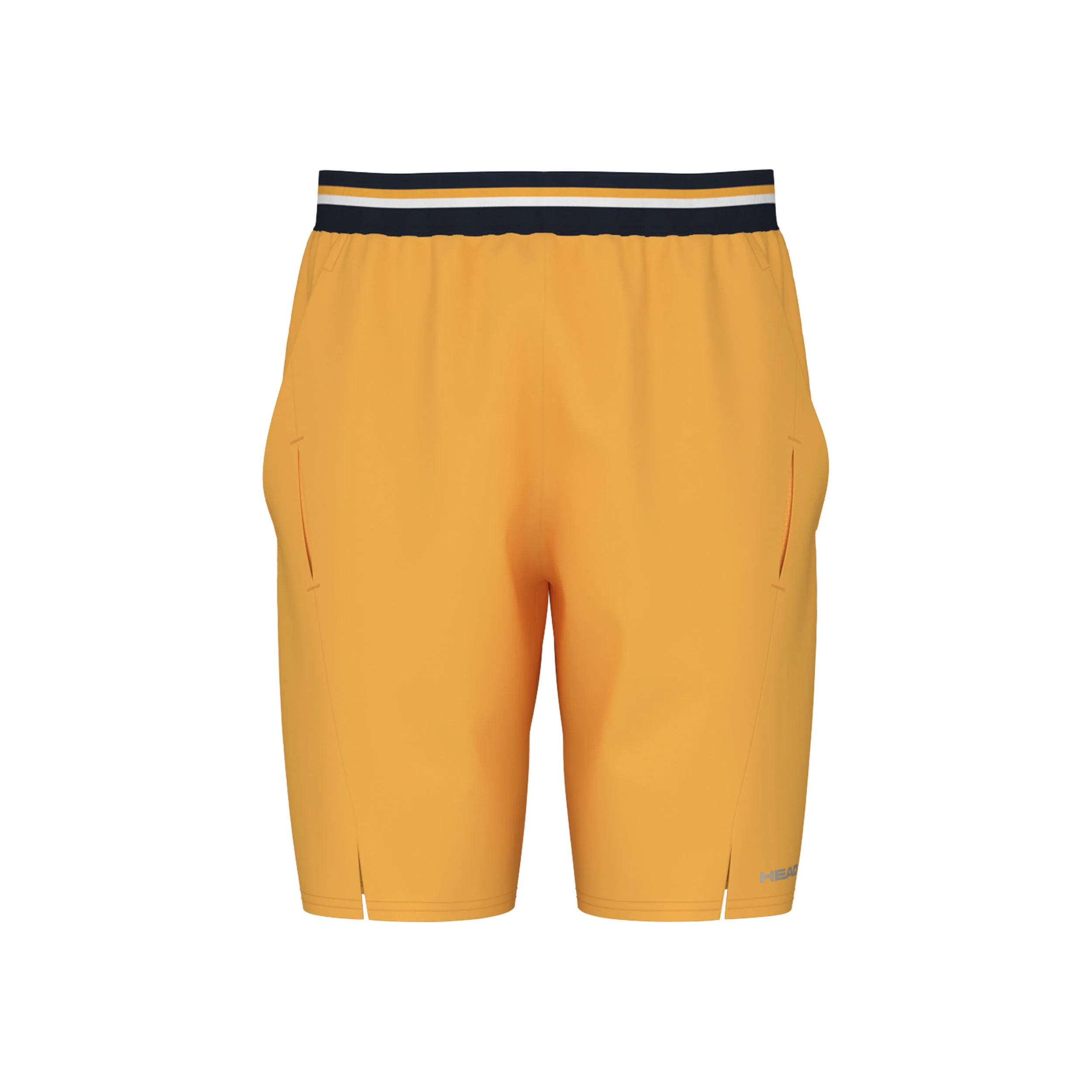 Performance Shorts Herren-Goldgelb,Dunkelblau