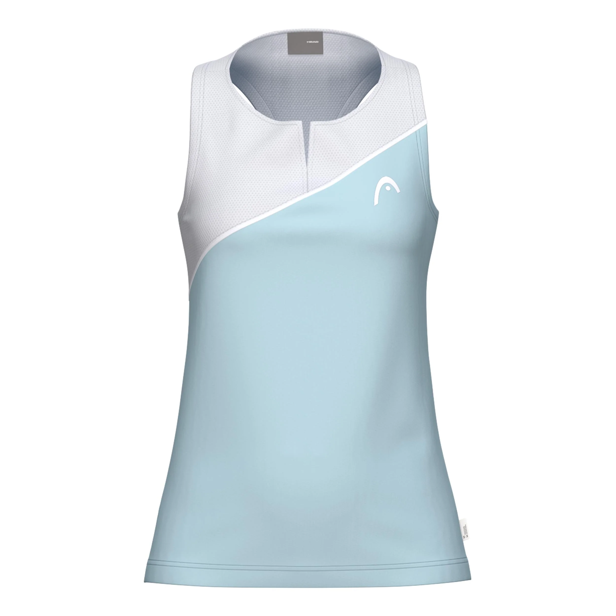 Spirit Tank-Top Damen - hellblau, weiß