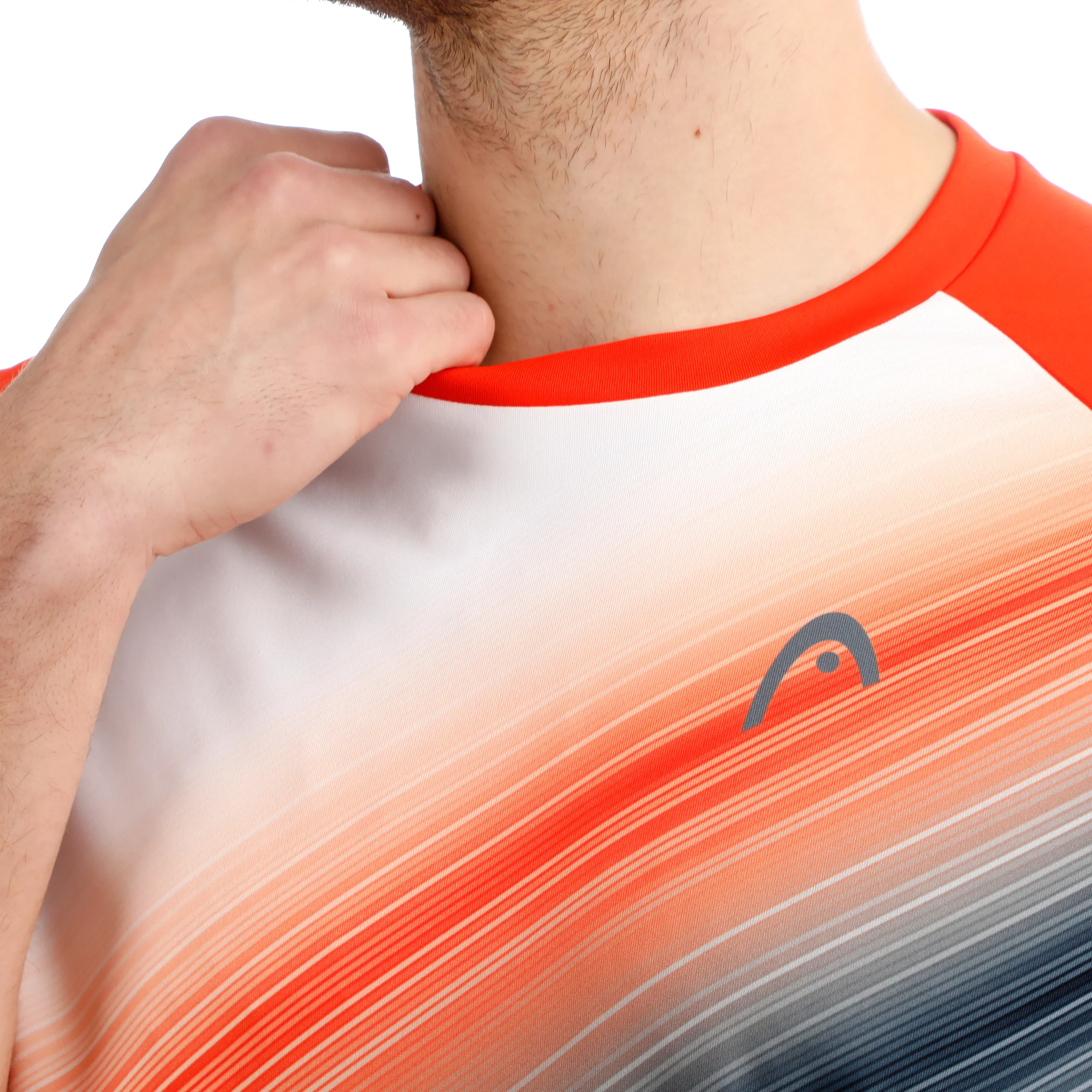 Topspin T-Shirt Herren-rot, weiß - Image 8