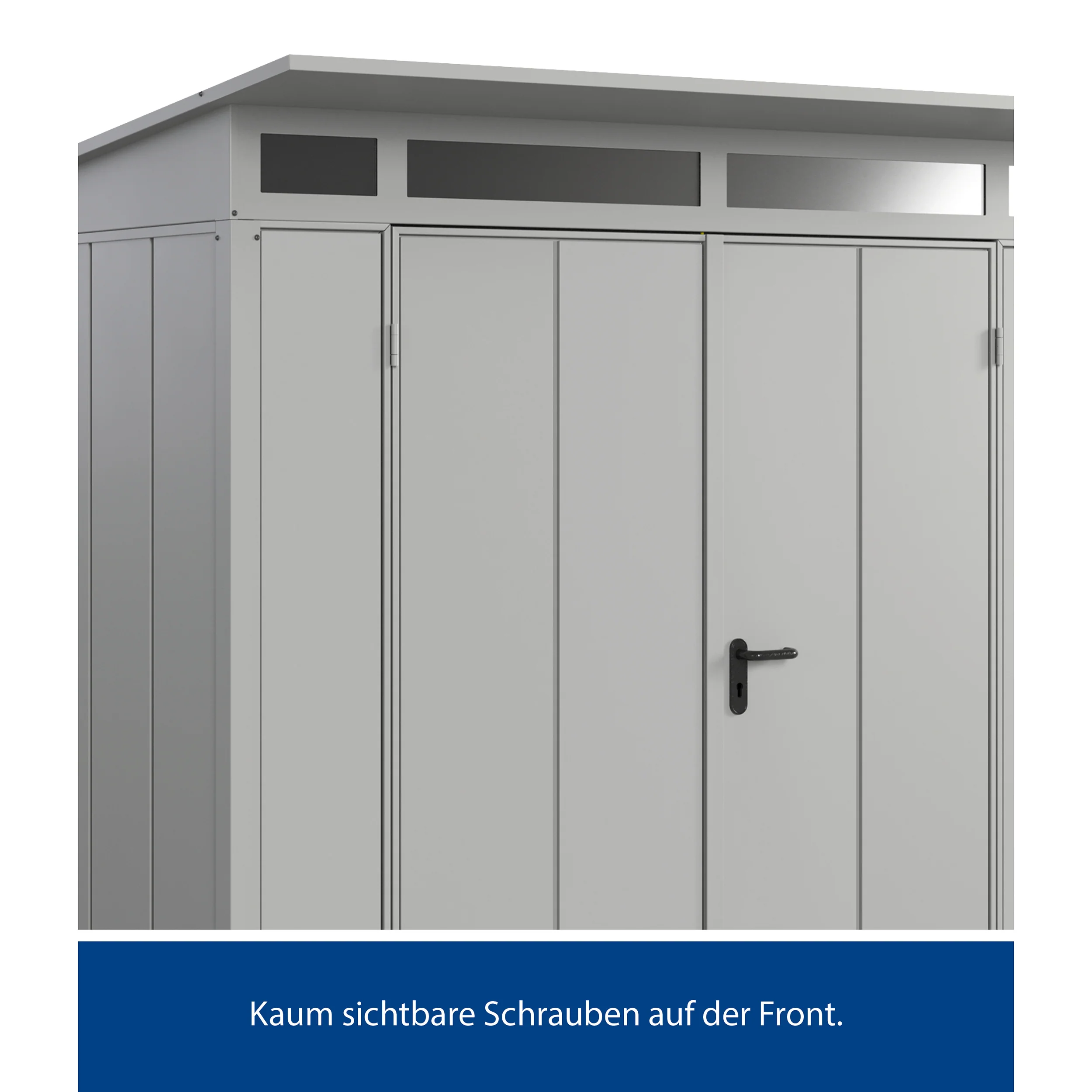Set Berry Modern-P,Typ 2 Gerätehaus-Weißaluminium - Image 9