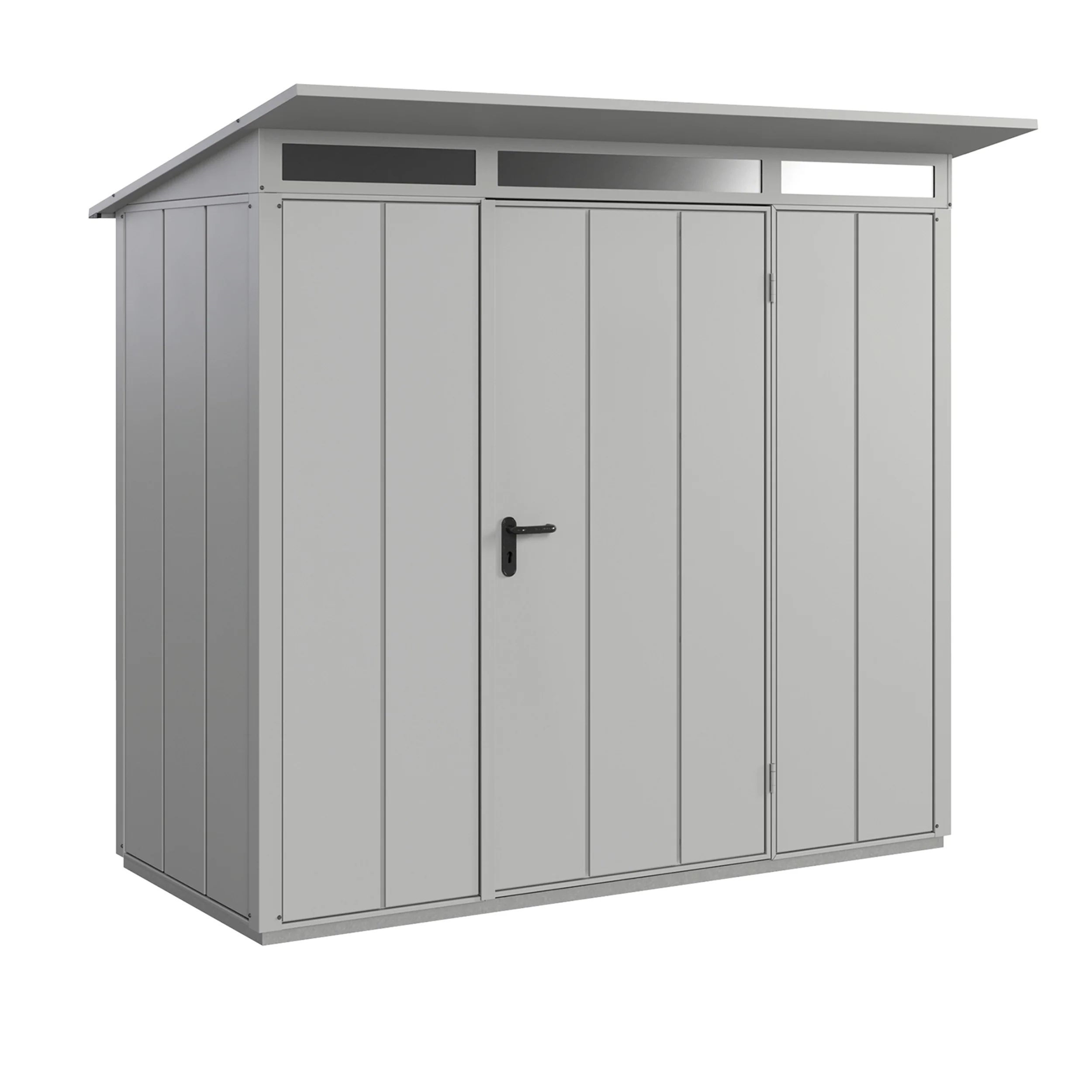 Set Berry Modern-P,Typ1 Gerätehaus-Weißaluminium