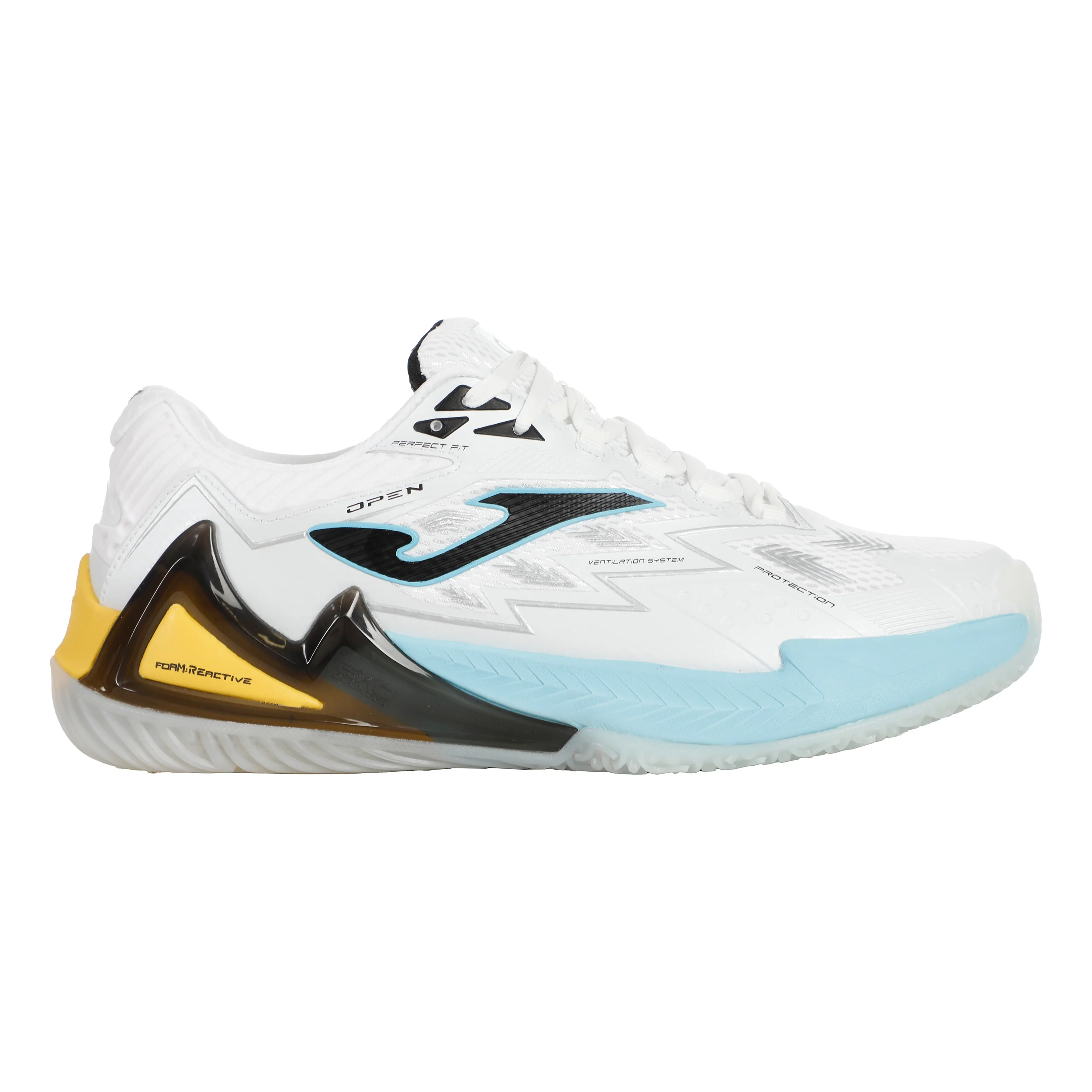 Open Padelschuh Herren-Weiß,Schwarz