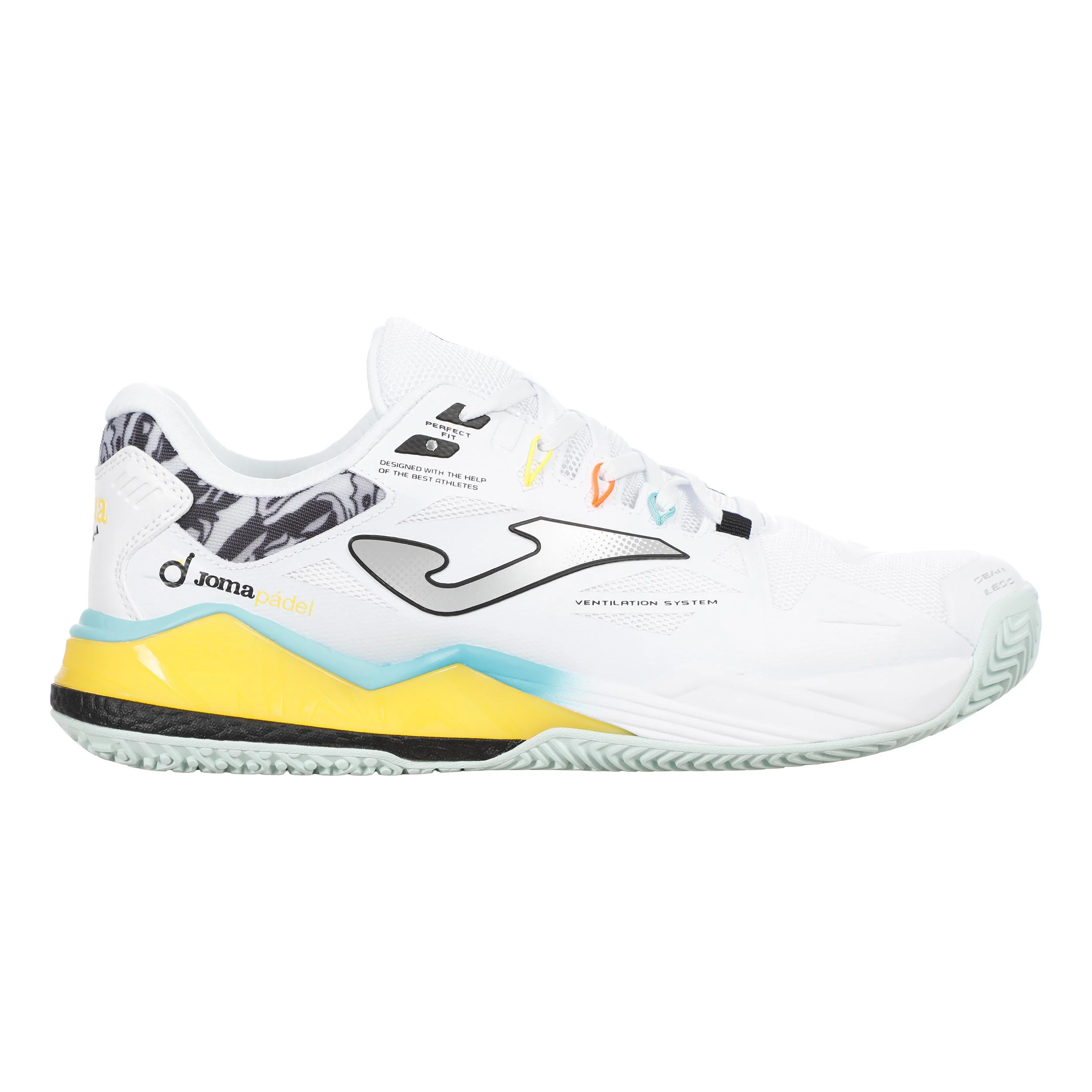 Spin Padelschuh Herren - weiß