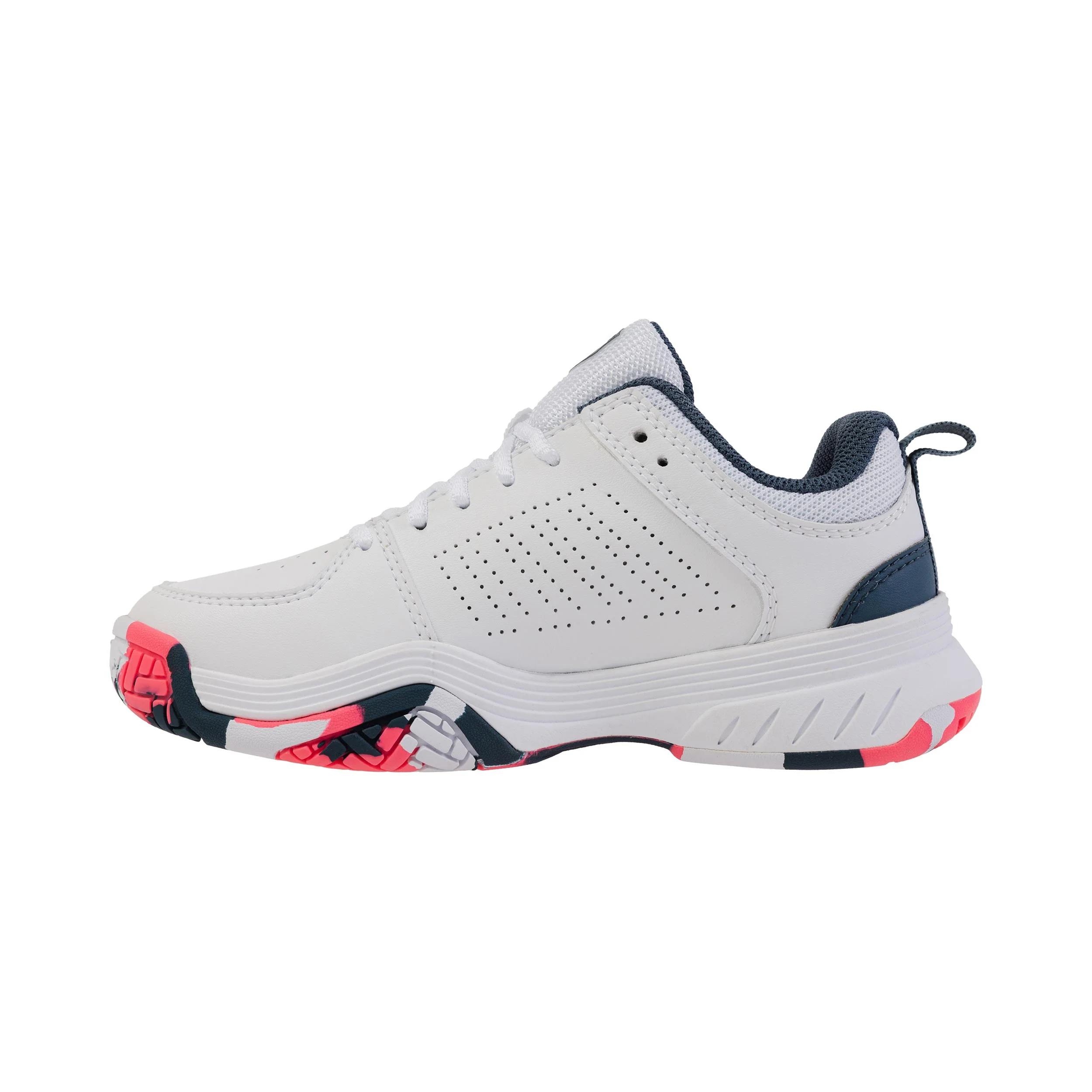 Court Express 2 Allcourtschuh Kinder-Weiß,Petrol - Image 2