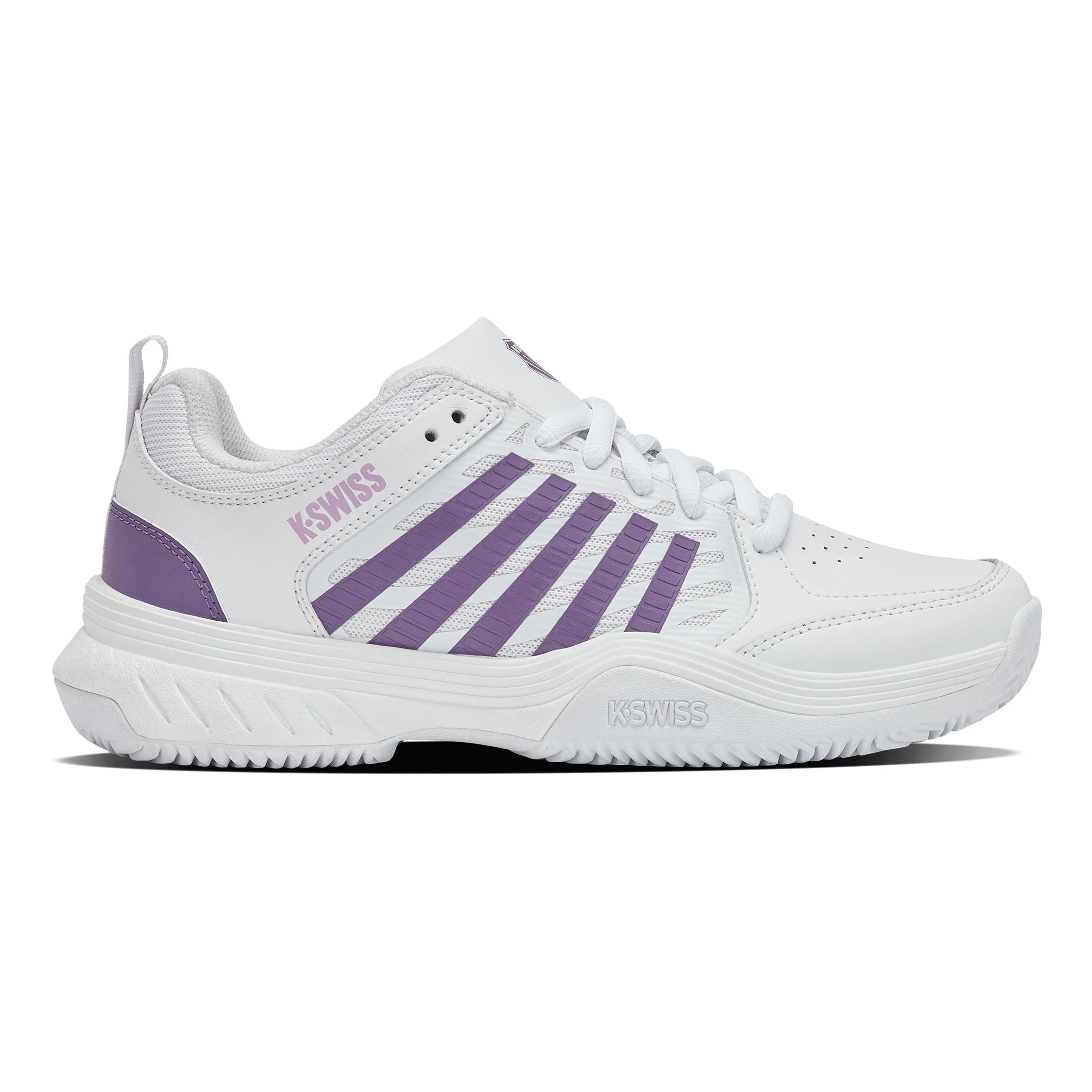 Court Express 2 Sandplatzschuh Damen - weiß, lavendel