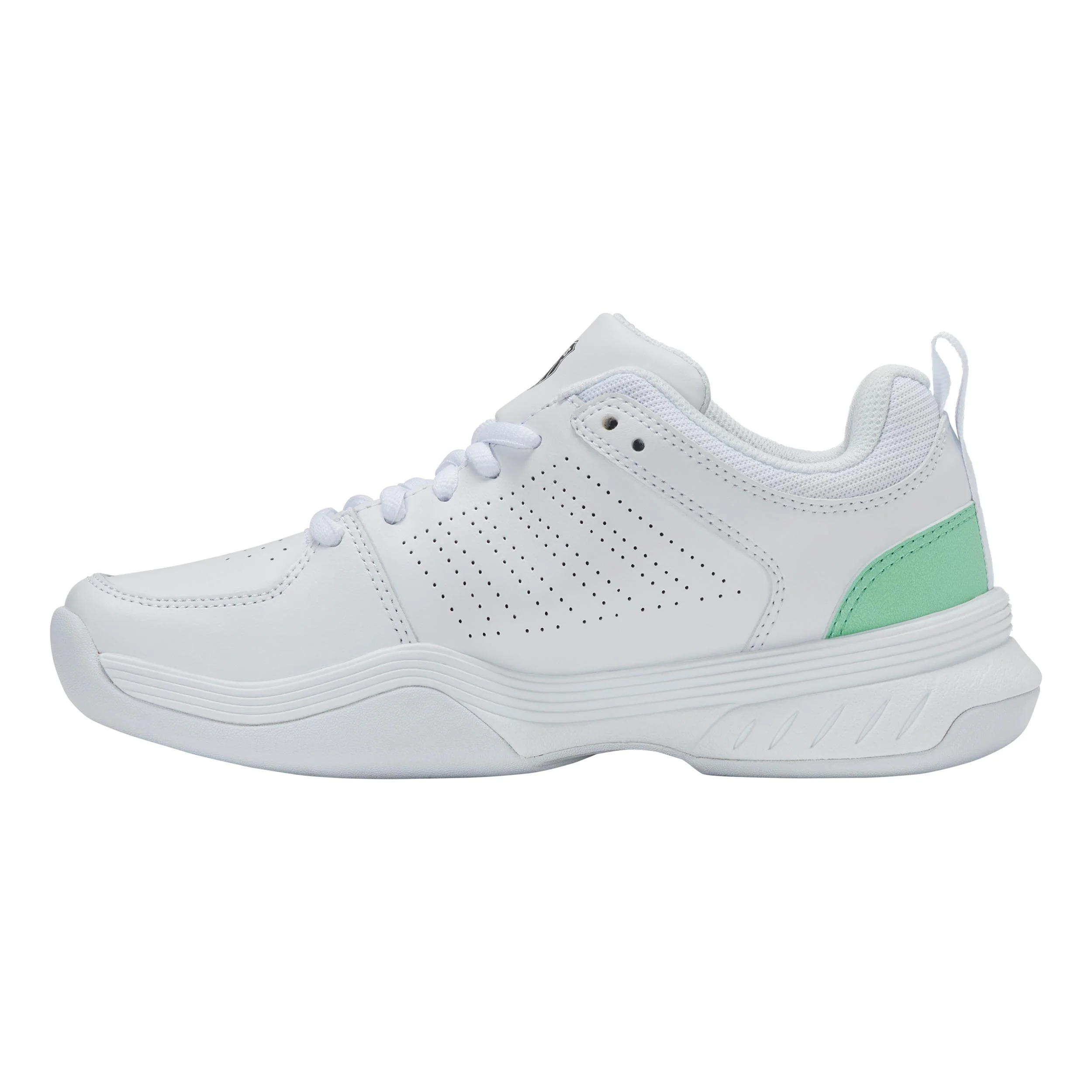 Court Express 2 Teppichschuh Damen - weiß, mint - Image 2