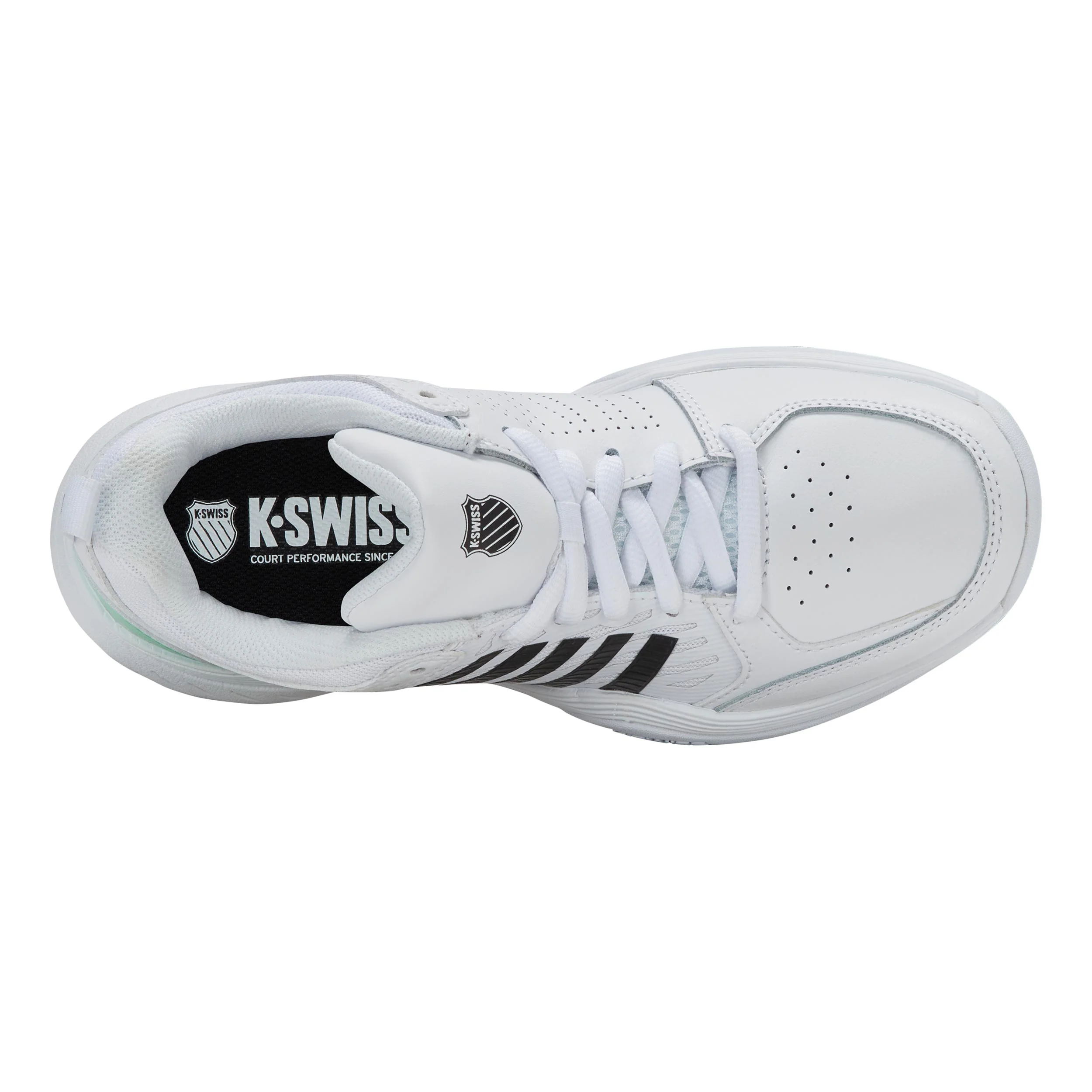 Court Express 2 Teppichschuh Damen - weiß, mint - Image 3