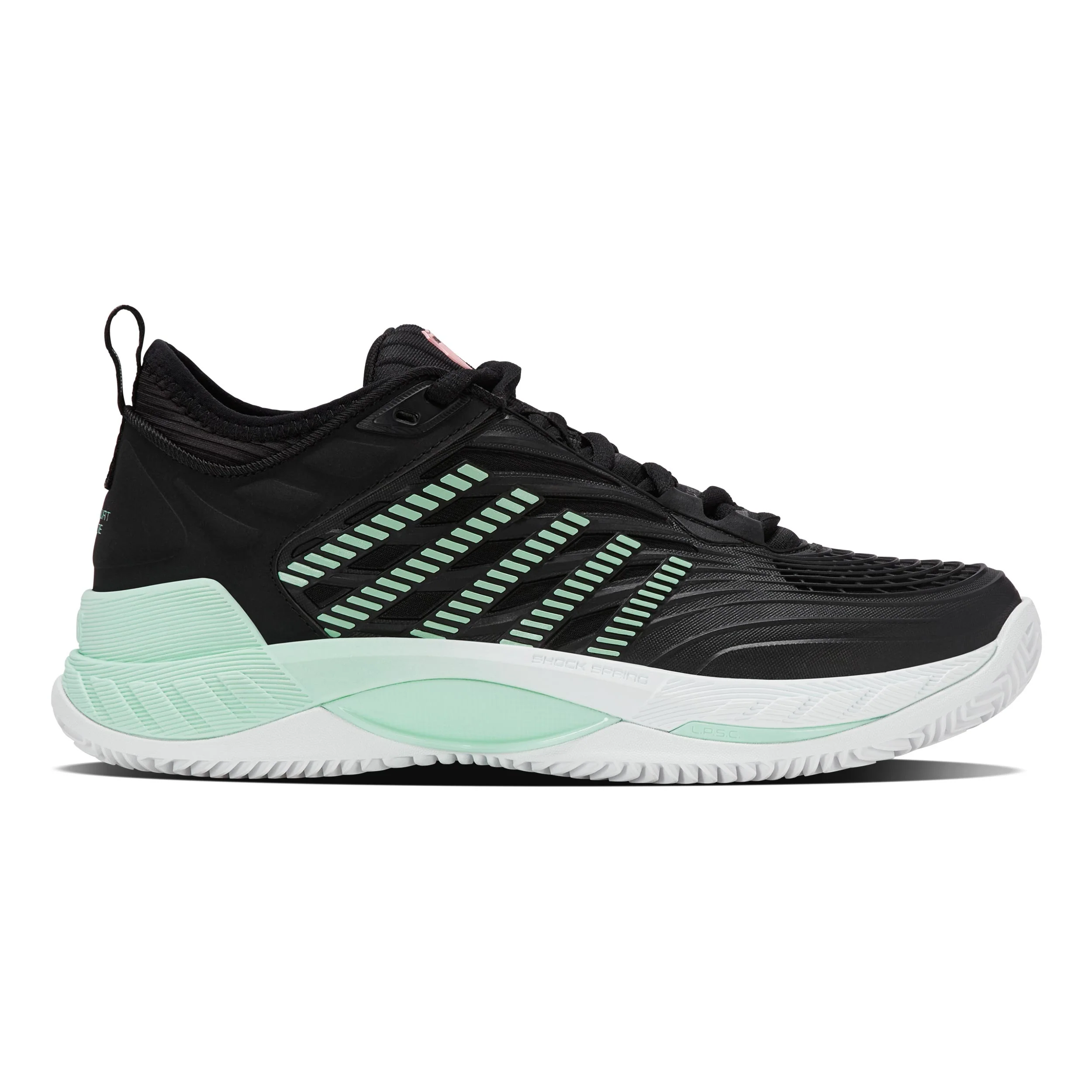 Hypercourt Supreme 2 Sandplatzschuh Damen - schwarz, mint