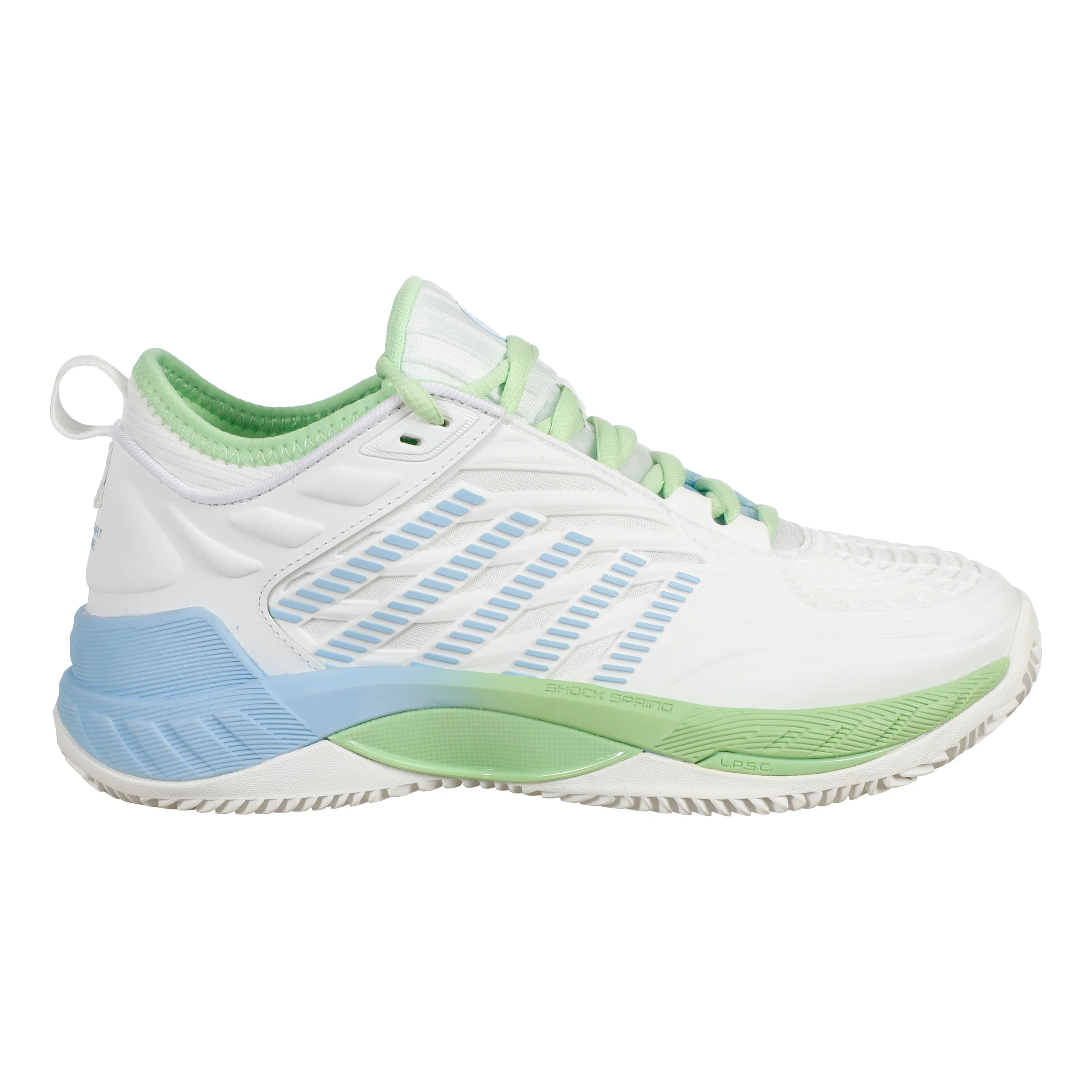 Hypercourt Supreme 2 Sandplatzschuh Damen - weiß, hellgrün